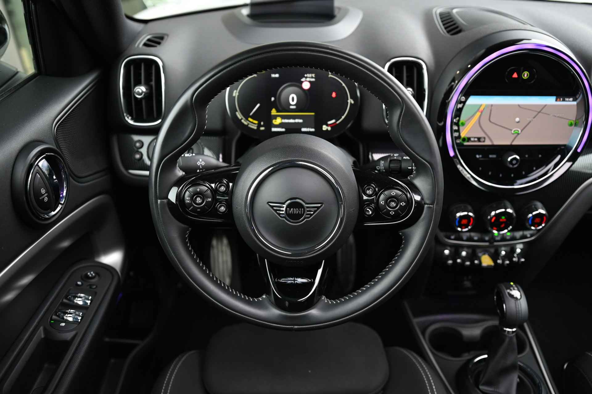 MINI Countryman Cooper SE ALL4 Automaat / JCW Trim Pakket / Panoramadak / Achteruitrijcamera / JCW Sportstoelen / Active Cruise Control / Adaptieve LED / Comfort Access / - 9/30