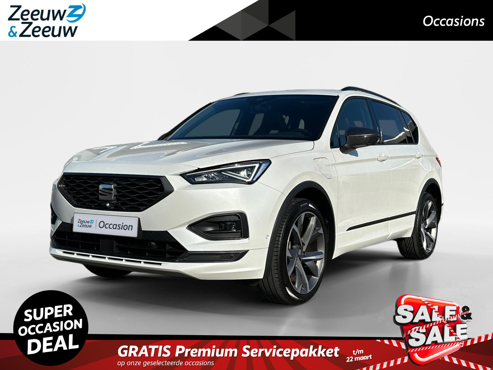 SEAT Tarraco 1.4 TSI e-Hybrid PHEV FR | Zeer nette auto | Automaat | Navigatie | Apple carplay & Android auto | Panorama dak | 20" Lichtmetalen velgen | Adaptief cruise control | Elektrische achterklep | Parkeersensoren V+A | Achteruitrijcamera |