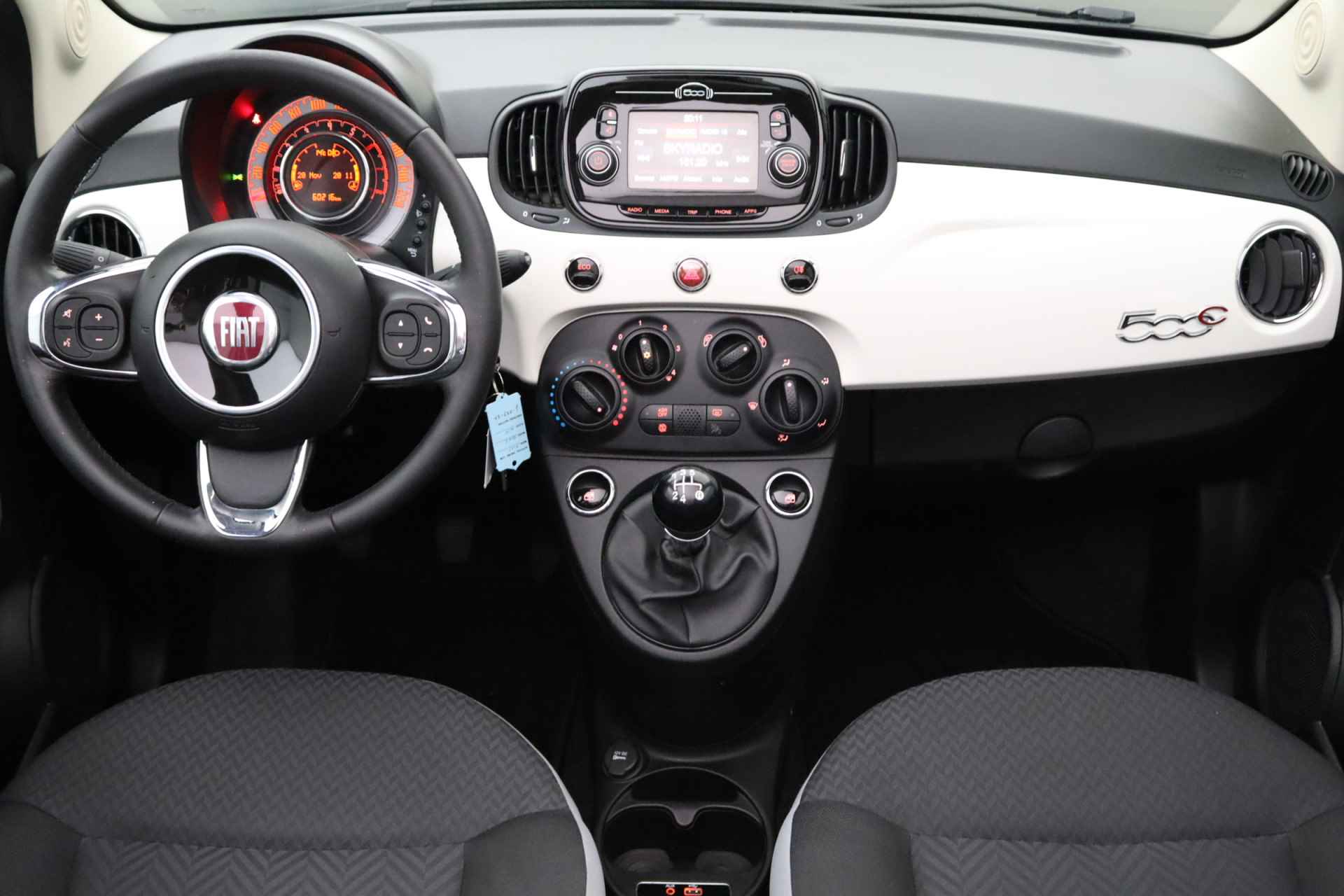 Fiat 500C 0.9 TwinAir Turbo Anniversario | Elektrische kap | Airconditioning | Parkeersensoren | LMV 16" - 3/26