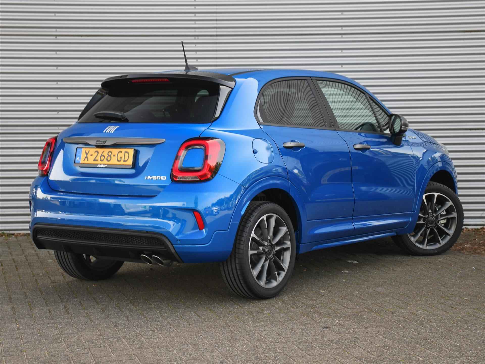 Fiat 500X Sport 1.5 Hybrid 130pk Automaat DODE HOEK | CRUISE | APPLE CARPLAY | NAVI | 18''LM | KEYLESS ENTRY | DAB | USB | PRIVACY GLASS - 4/31