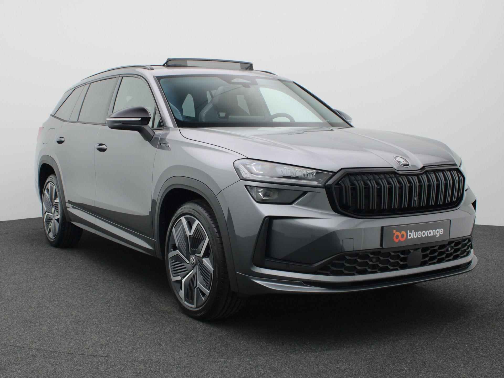 Skoda Kodiaq 1.5 TSI PHEV Sportline Business 204PK DSG Trekhaak, matrix led, panoramadak, Canton Audio, Keyless, acheruitrijcamera, adaptive cruise, side assist, winterpakket, electrische achterklep, 20" lichtmetaal - 10/53