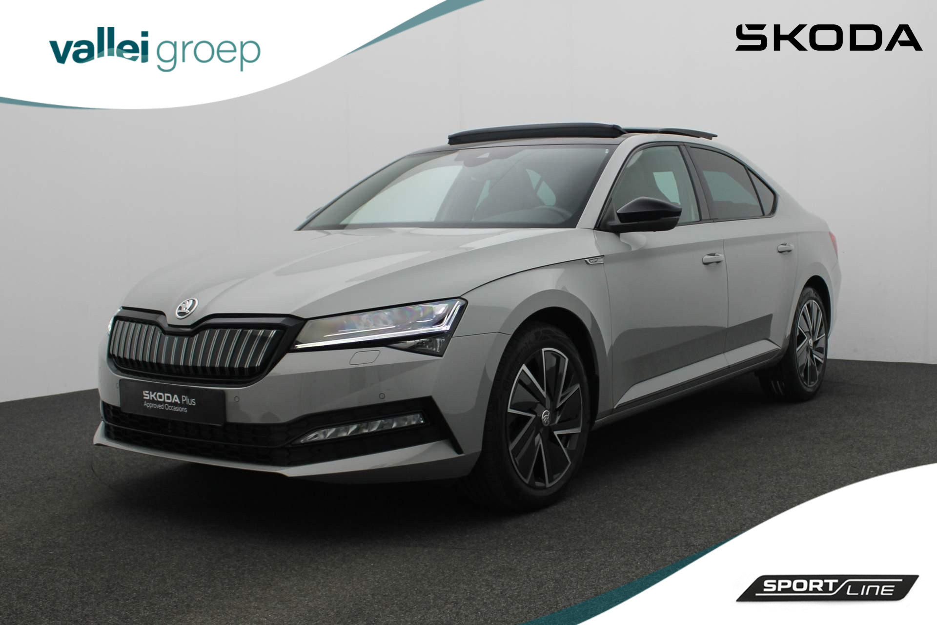 Skoda Superb 1.4 TSI 218PK DSG iV Sportline Business | Pano | Matrix LED | 360 camera | Navi | Keyless | 18 inch