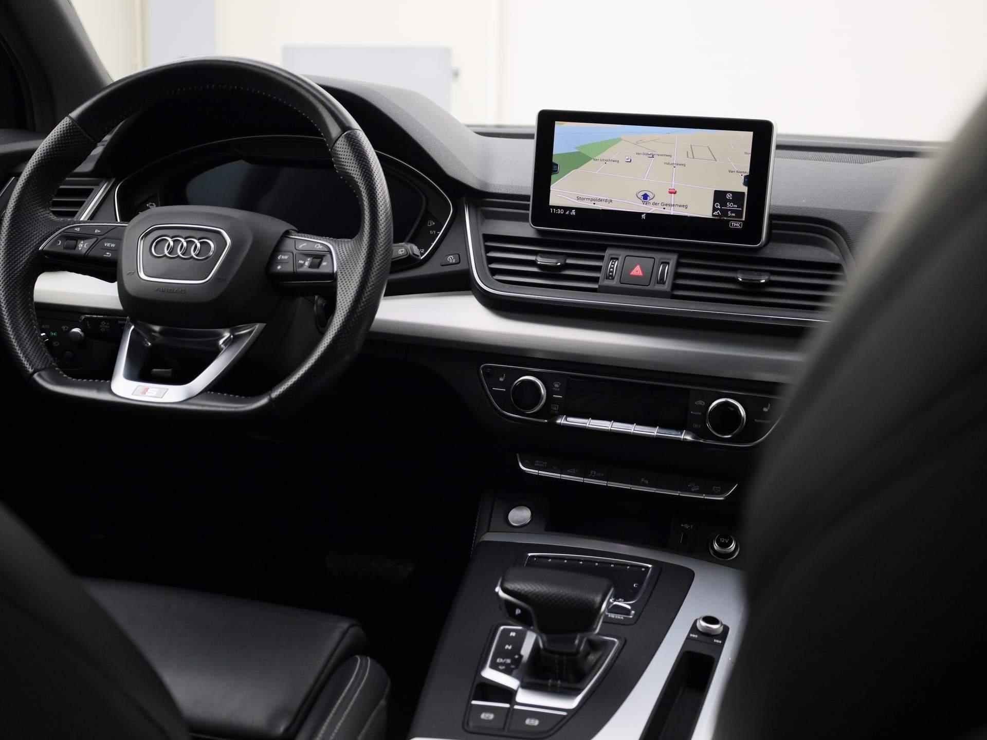 Audi Q5 55 TFSIe 270kW/367PK quattro S Line · Leder · Luchtvering · Drive select - 19/51