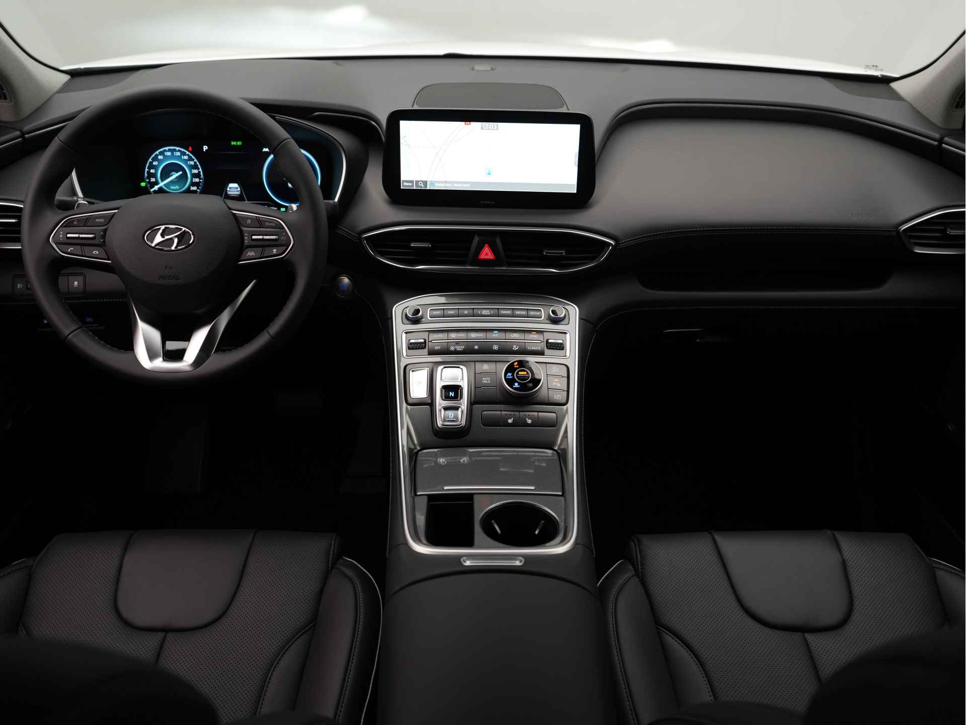 Hyundai Santa Fe 1.6 T-GDI PHEV Comfort Smart Plug-In Hybride Automaat met Lederen bekleding, Navigatie en Camera Uit voorraad leverbaar! - 6/47