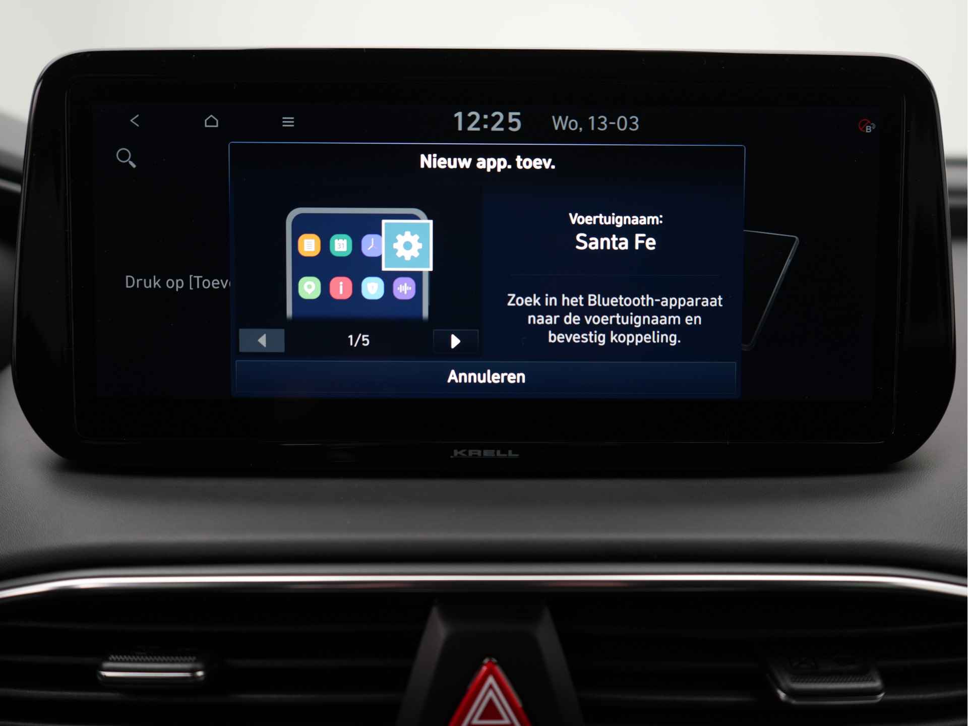 Hyundai Santa Fe 1.6 T-GDI PHEV Comfort Smart Plug-In Hybride Automaat met Lederen bekleding, Navigatie en Camera Uit voorraad leverbaar! - 27/47
