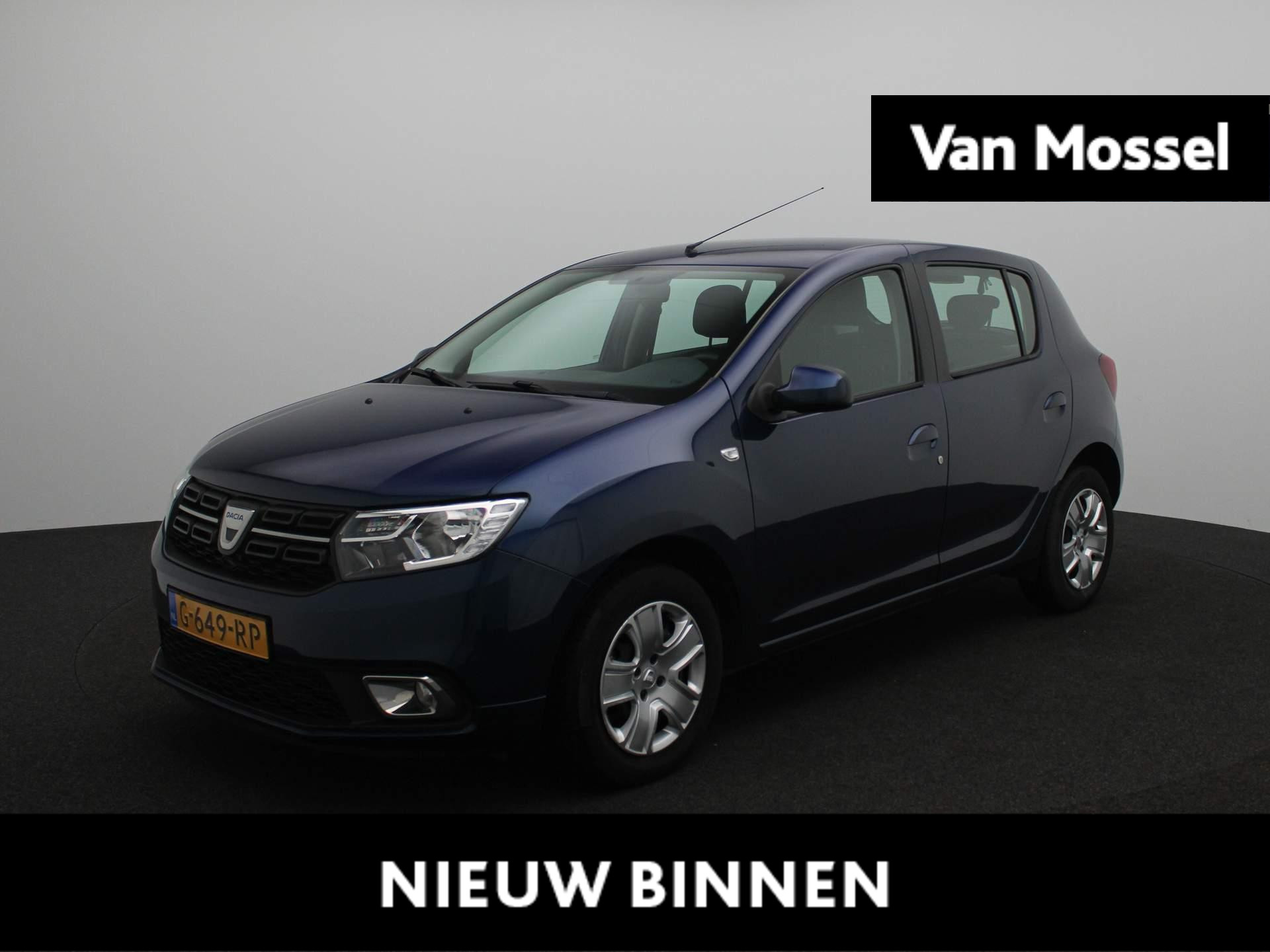 Dacia Sandero SCe 70 Lauréate | Airco | Cruise Control met snelheidsbegrenzer | Middenarmsteun vóór | Met leder bekleed stuurwiel |