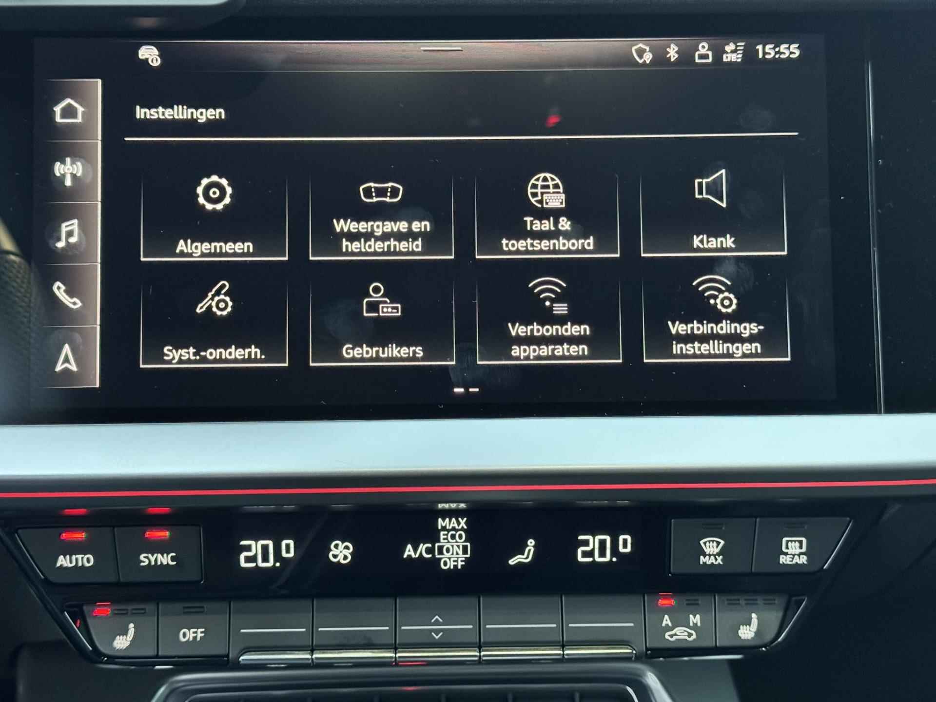 Audi A3 Limousine 30 TFSI S edition mild Hybrid Volleder Stoelverwarming adaptieve Cruise control Apple/Android Carplay Navigatie - 47/55