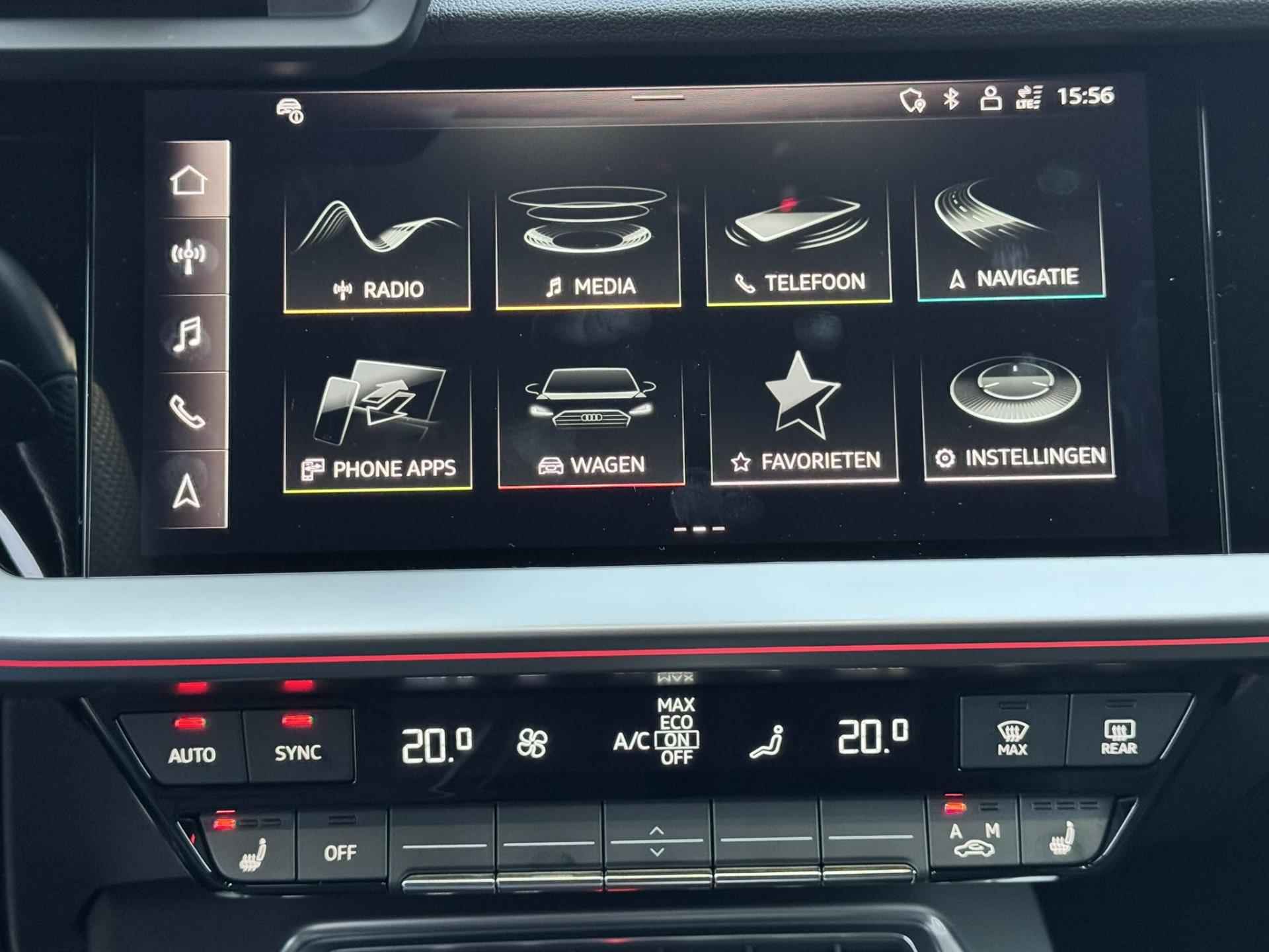 Audi A3 Limousine 30 TFSI S edition mild Hybrid Volleder Stoelverwarming adaptieve Cruise control Apple/Android Carplay Navigatie - 49/55