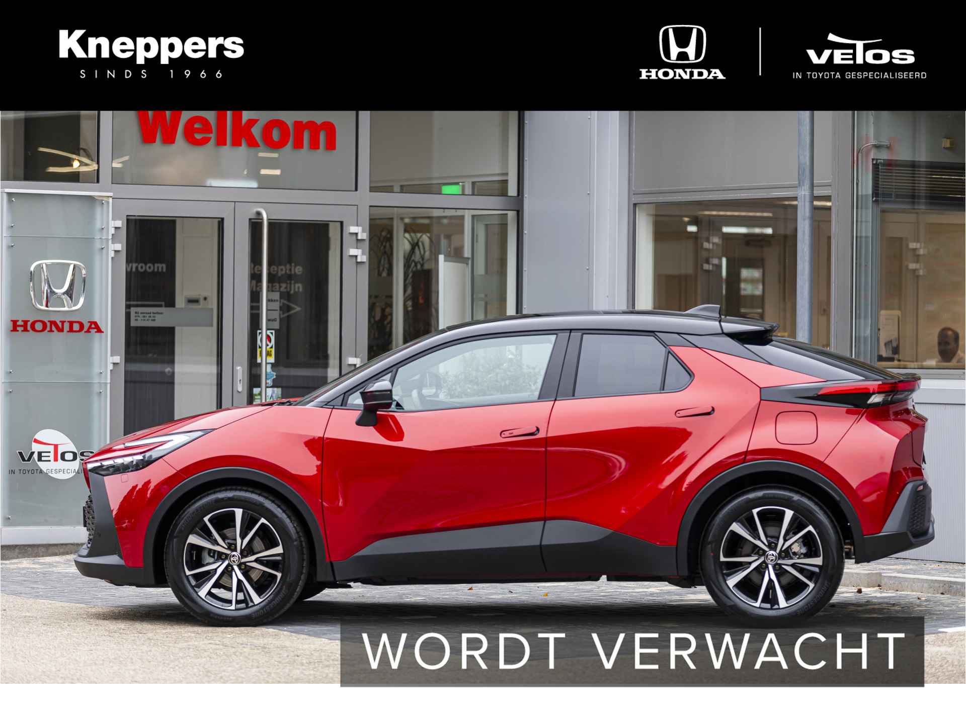 Toyota C-HR 1.8 Hybrid 140 First Edition Dodenhoekdetectie, Navigatie, Parkeersensoren V + A , All-in Rijklaarprijs