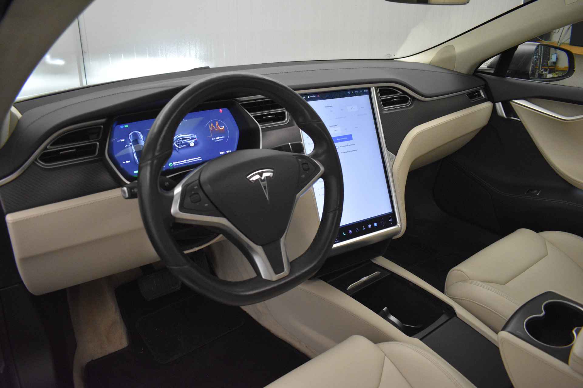Tesla Model S 100D Long Range open dak Luchtv 417pk Winter Premium sound Autop 2.5 - 14/66