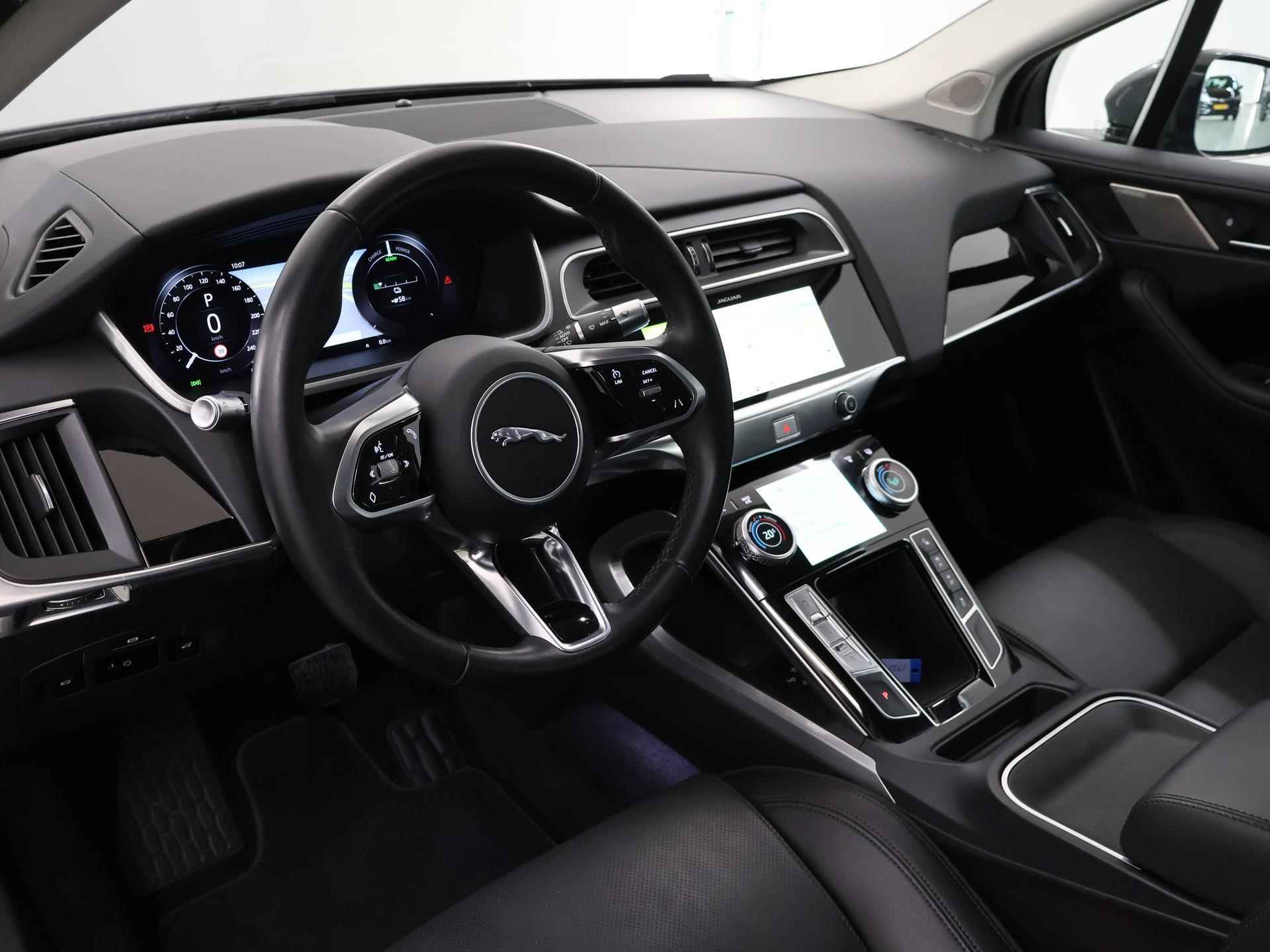 Jaguar I-PACE EV400 Business Edition S 90 kWh | Navigatie | Leder |  Parkeercamera | Stoelverwarming | Lederen stuurwiel | - 8/44