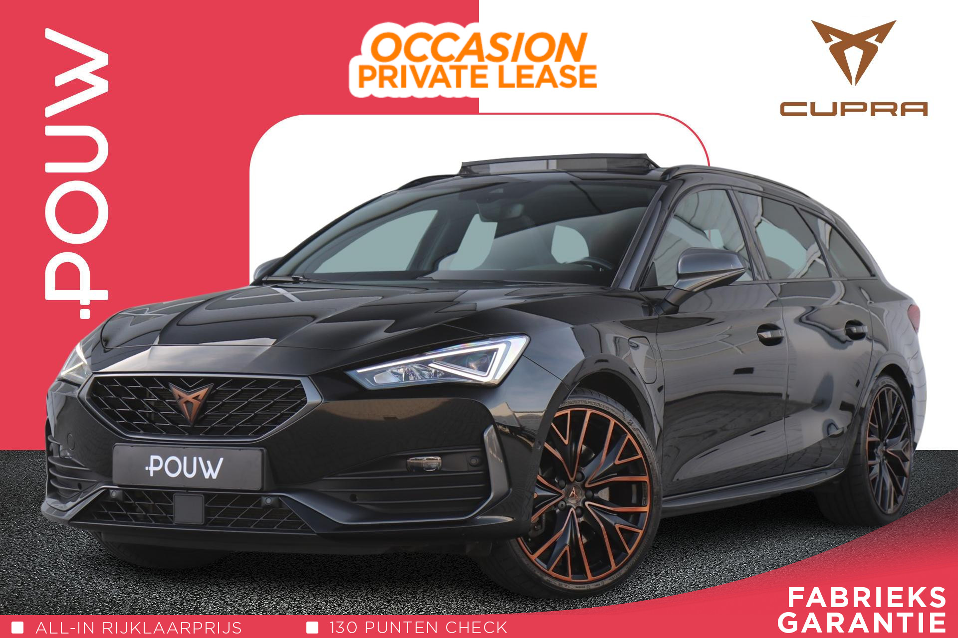 CUPRA Leon Sportstourer 1.4 245pk e-Hybrid VZ Copper Edition | SoH 96% | Panoramadak | 19" Velgen | Navigatie | Apple Carplay/Android Auto