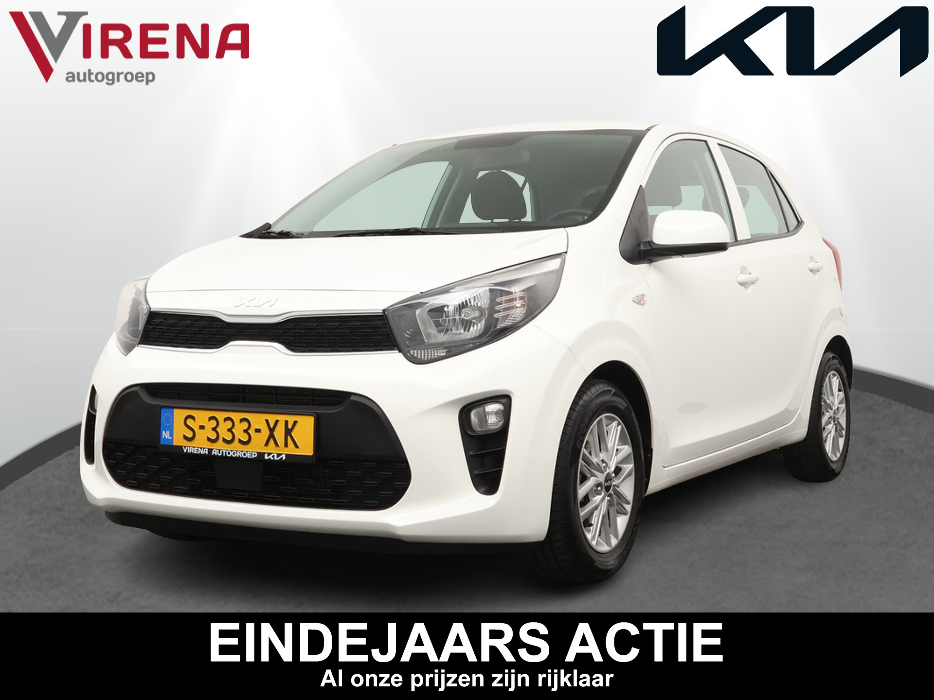 Kia Picanto 1.0 DPi DynamicLine - Apple Carplay/Android Auto - Airconditioning - Cruise Control - Fabrieksgarantie Tot 2030