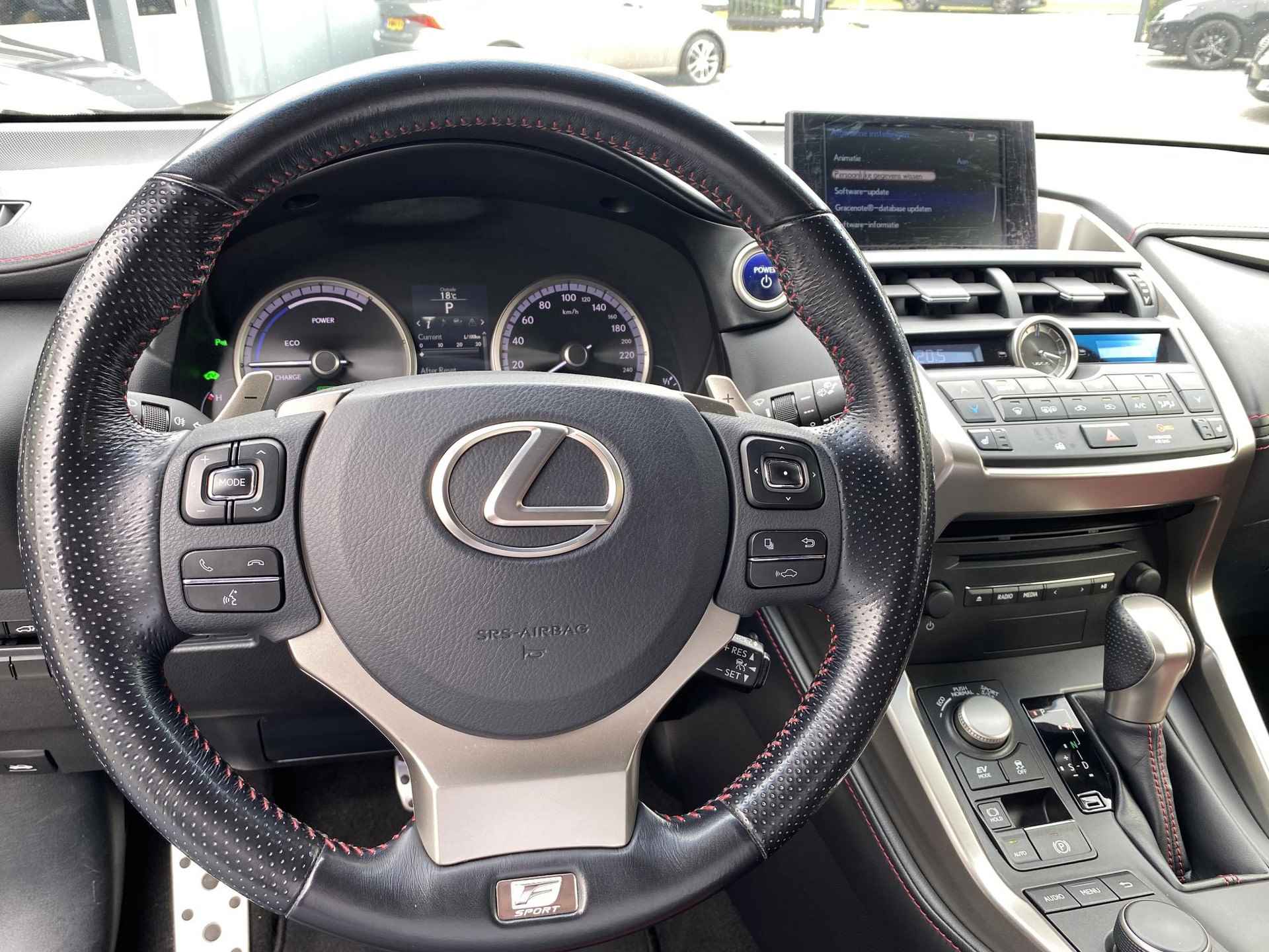 Lexus NX 300h AWD F Sport Line TRIPLE-LED STOELVERW EL-ACHTERKLEP AD-CRUISE DRAADLOZE LADER - 15/33