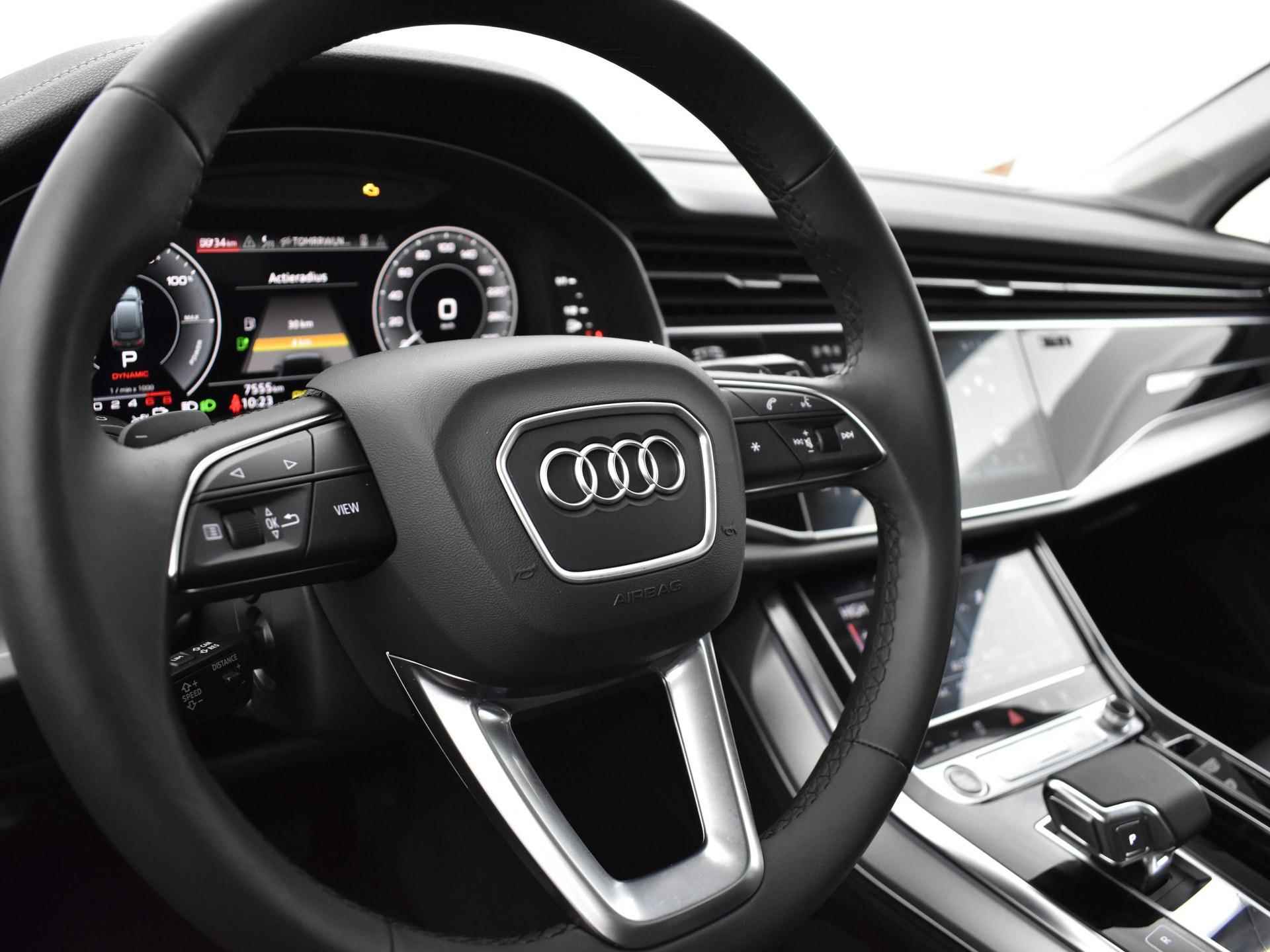 Audi Q7 55 TFSIe 381pk S-tronic Quattro Pro Line Advanced · Keyless · Panoramadak · Trekhaak elektrisch · Nachtzicht · Servosluiting · Massage · Stoelverwarming & Ventilatie · 20'' Inch · Garantie t/m 10-03-2027 of 100.000km - 21/54