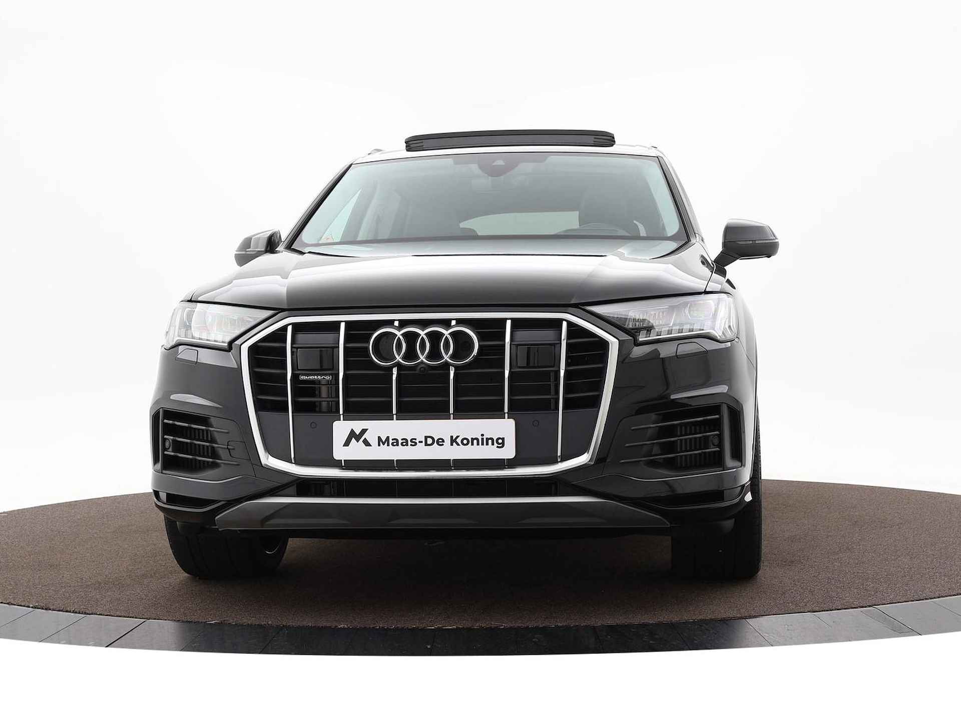 Audi Q7 55 TFSIe 381pk S-tronic Quattro Pro Line Advanced · Keyless · Panoramadak · Trekhaak elektrisch · Nachtzicht · Servosluiting · Massage · Stoelverwarming & Ventilatie · 20'' Inch · Garantie t/m 10-03-2027 of 100.000km - 28/54