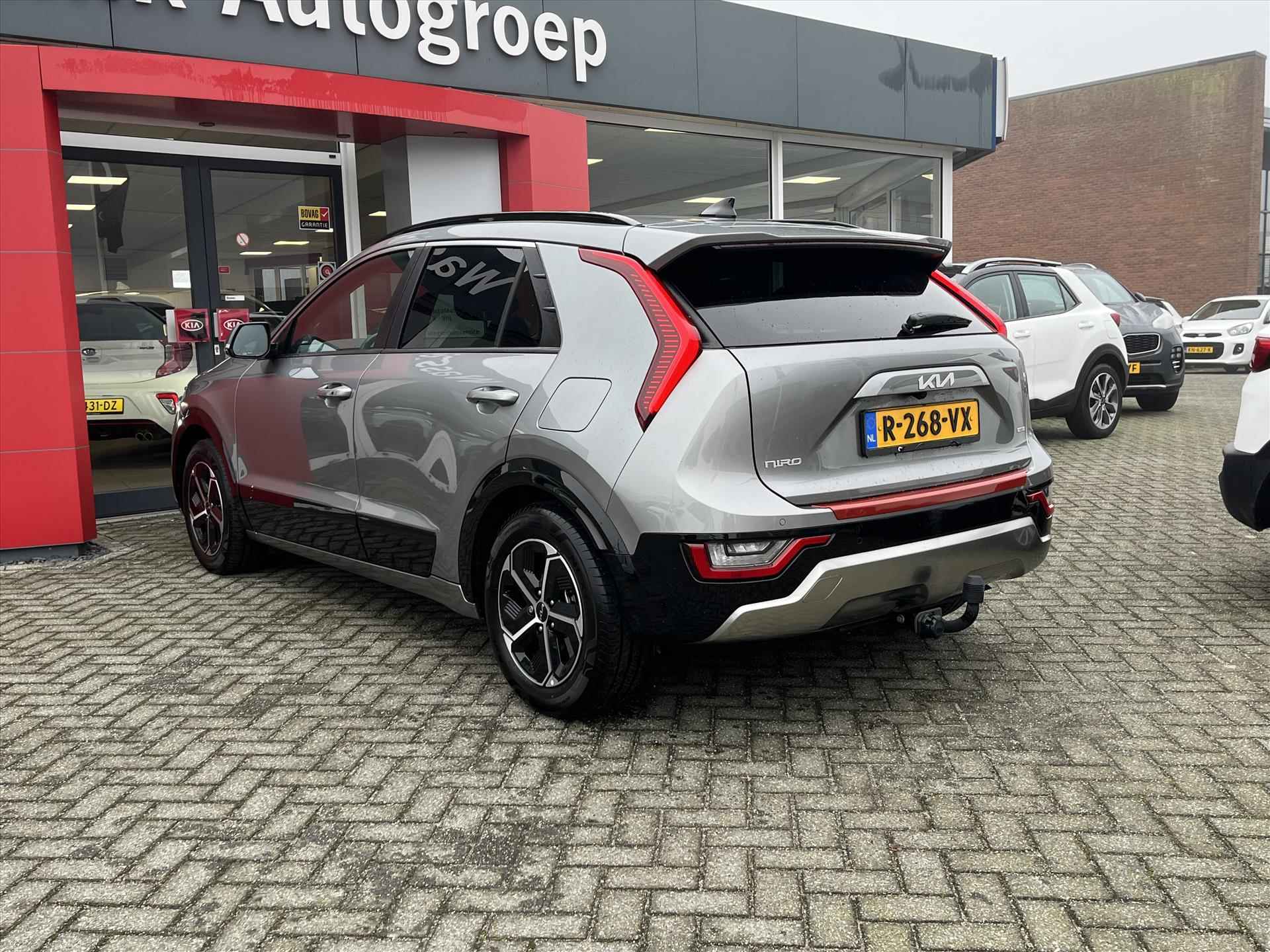 KIA Niro 1.6 GDi Hybrid 141pk DCT6 DynamicPlusLine | Lederen interiuer met verwarming | Schuifdak | Navigatie | Parkeercamera | Trekhaak | - 14/28