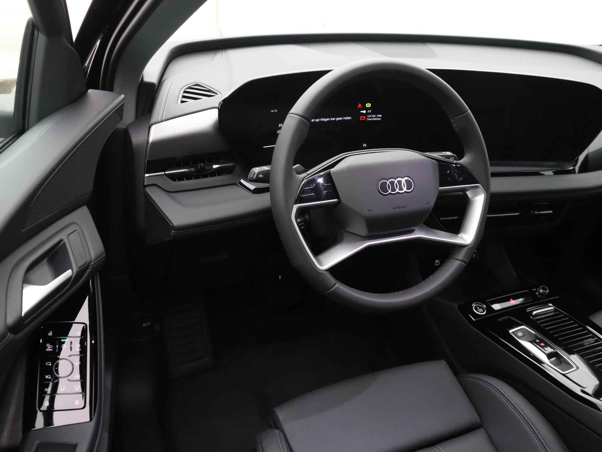 Audi Q6 e-tron Advanced edition performance 100 kWh | Navigatie | Camera | Adaptive Cruise Control | Climate Control | Stoelverwarming | Lederen - kunstlederen stoelen | Virtual Cockpit | LED | Lichtmetalen velgen | Warmtepomp | Sportstoelen | MMI bijrijdersscherm | - 5/45