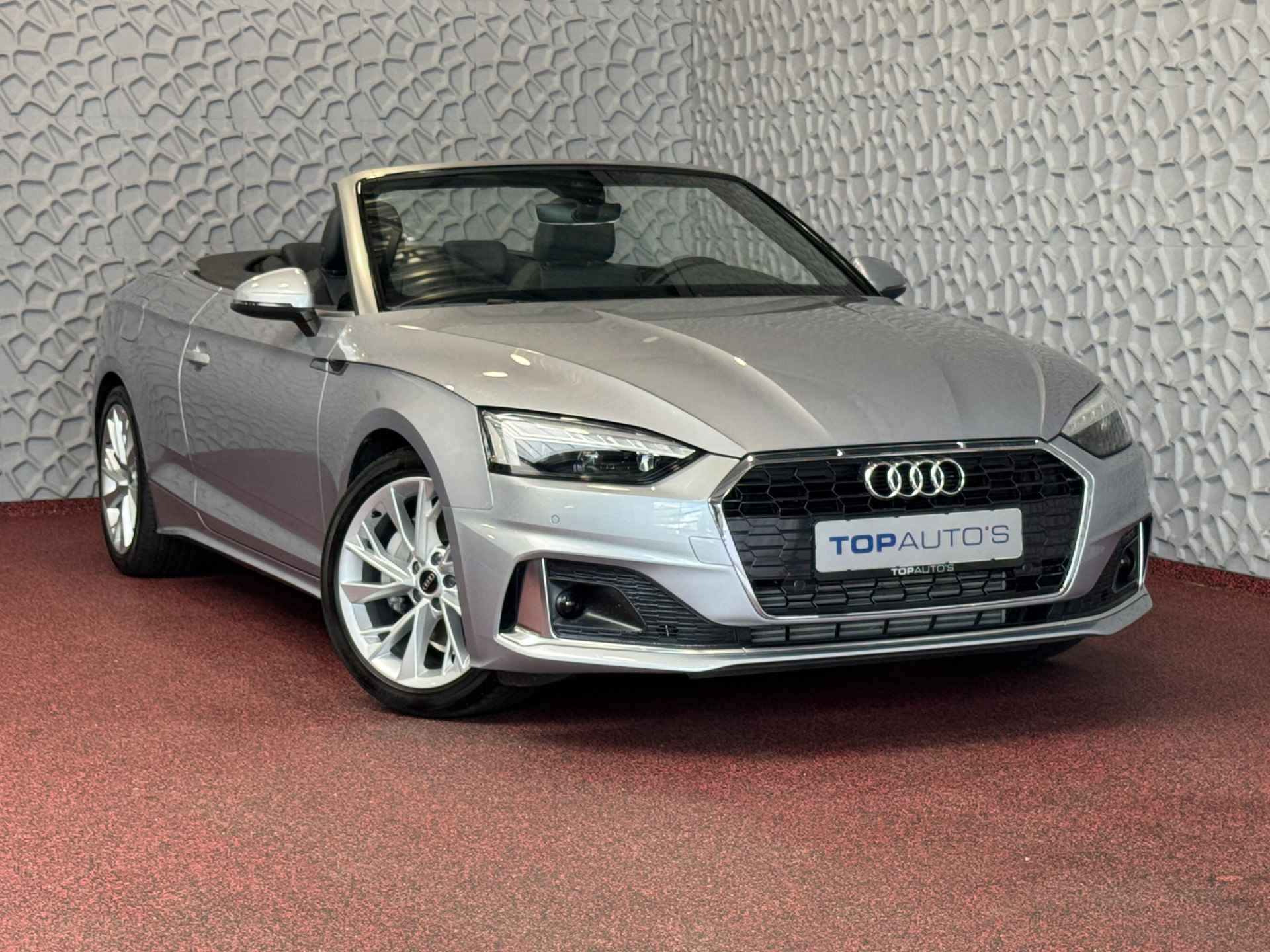 Audi A5 Cabriolet 40 TFSI 204 PK ADVANCED LEER NAVI CAMERA NEK/STOELVERW. ADAP.CRUISE 06/2024 80.000.- NWPRS - 57/89