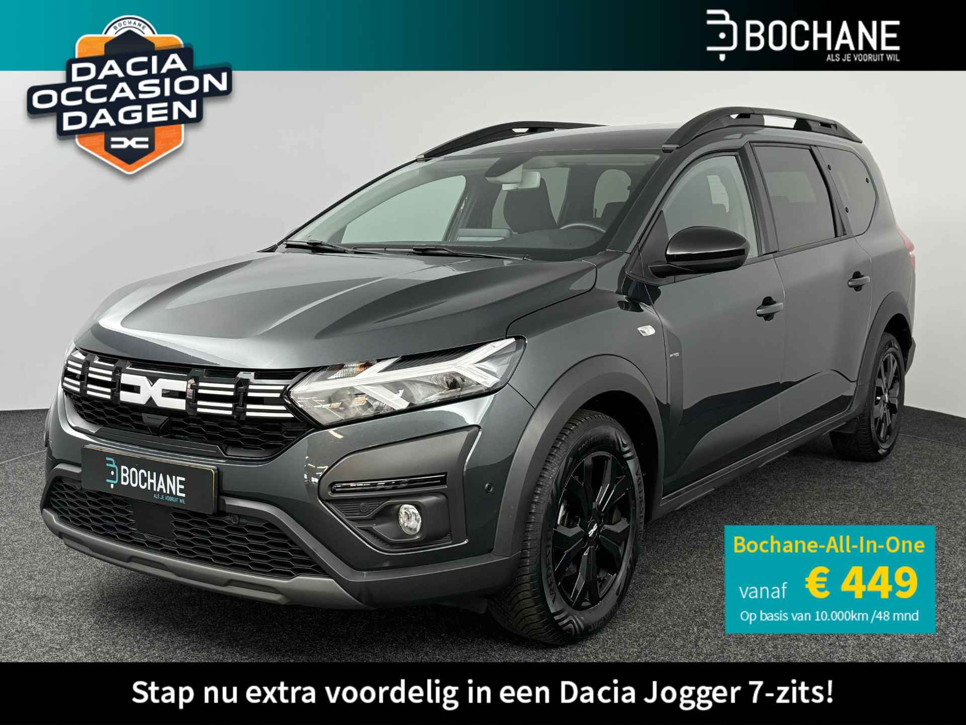 Dacia Jogger 1.0 TCe 110 Extreme 7p. | 1e eigenaar + dealer onderhouden! | Navi | Clima | Cruise | PDC V+A + Camera | Apple Carplay/Android Auto - 1/45