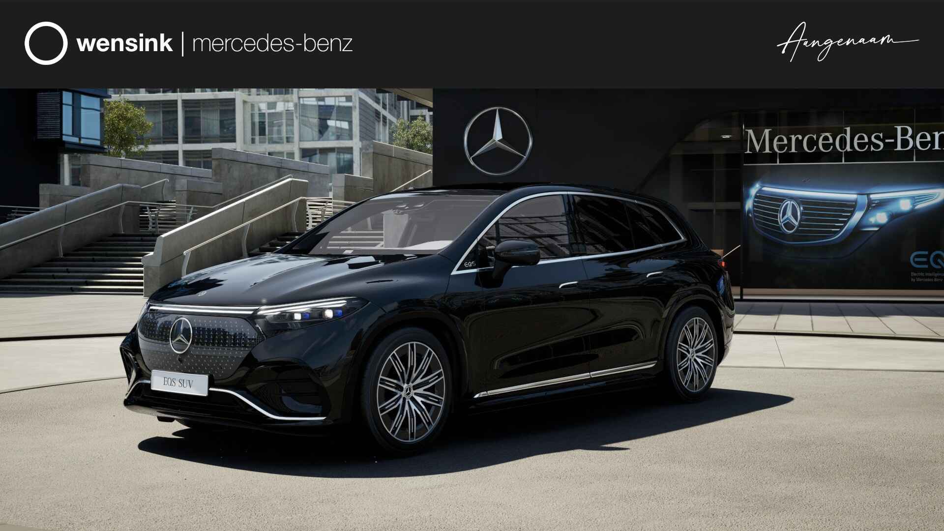 Mercedes-Benz EQS SUV 450+ AMG Line 7p 118 kWh Hyperscreen | Burmester 3d | Achterassturing | Digital light | Sluitbekr. | Trekhaak - 1/15