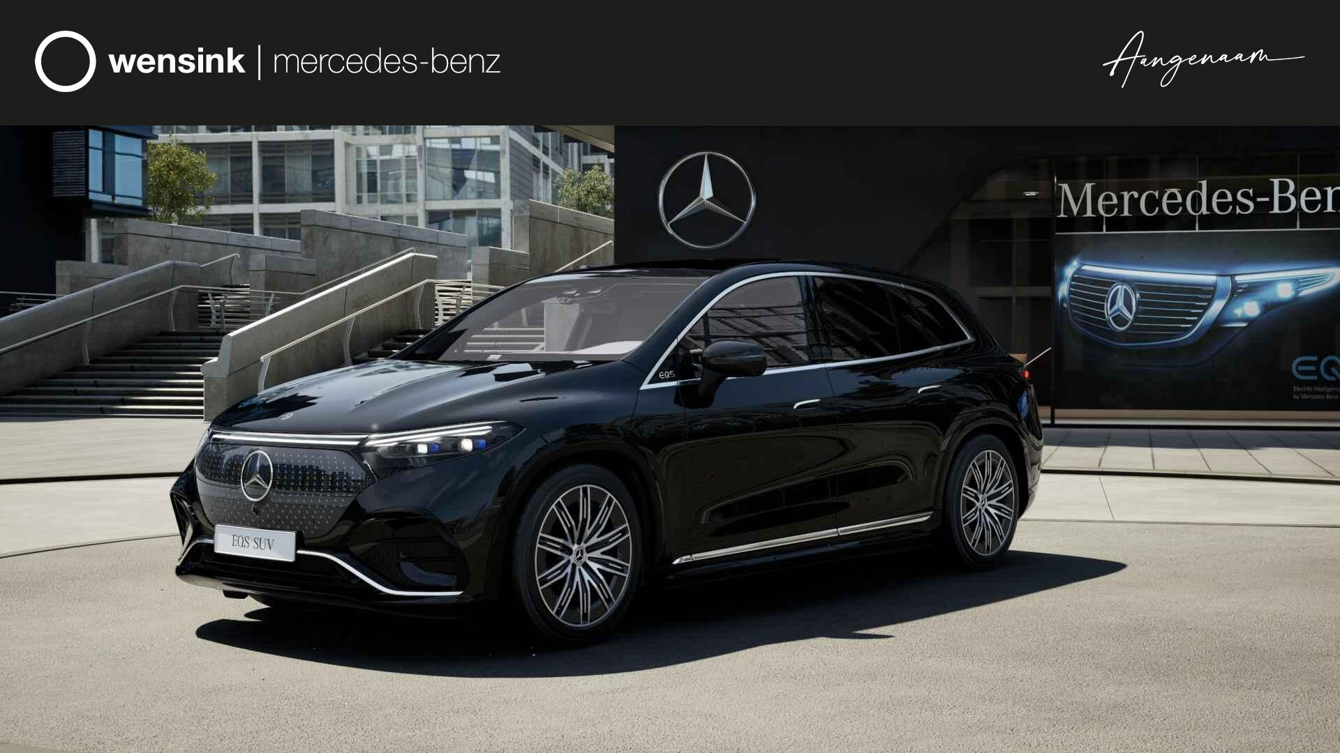 Mercedes-Benz EQS SUV 450+ AMG Line 7p 118 kWh Hyperscreen | Burmester 3d | Achterassturing | Digital light | Sluitbekr. | Trekhaak