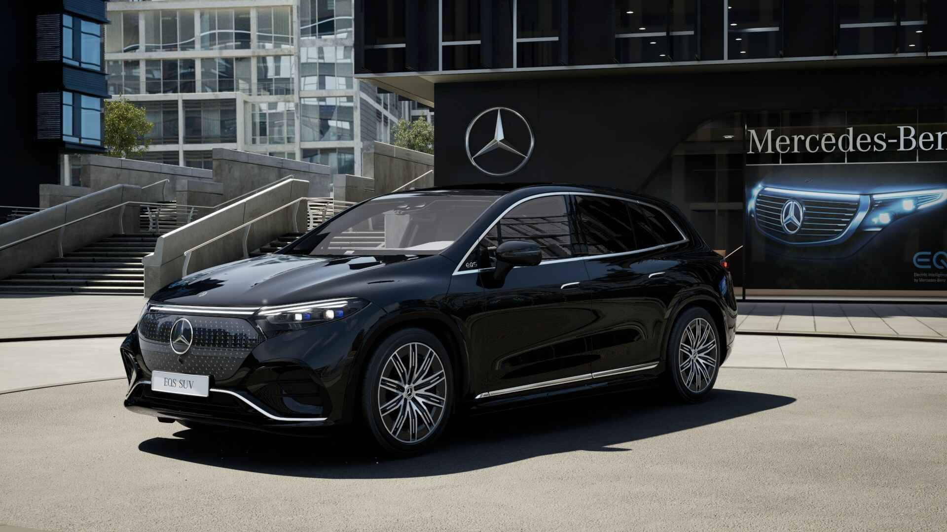 Mercedes-Benz EQS SUV 450+ AMG Line 7p 118 kWh Hyperscreen | Burmester 3d | Achterassturing | Digital light | Sluitbekr. | Trekhaak - 15/15