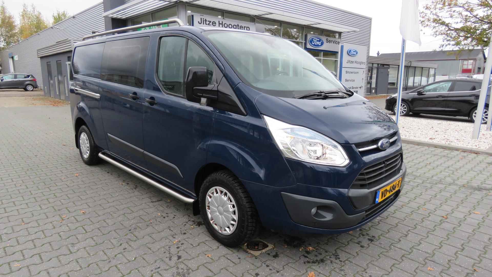 Ford Transit Custom 290 2.2 TDCI L2H1 Trend DC GEEN BTW/BPM, Dubbele cabine, Trekhaak, Cruise, camera, 138889 km !! - 10/31