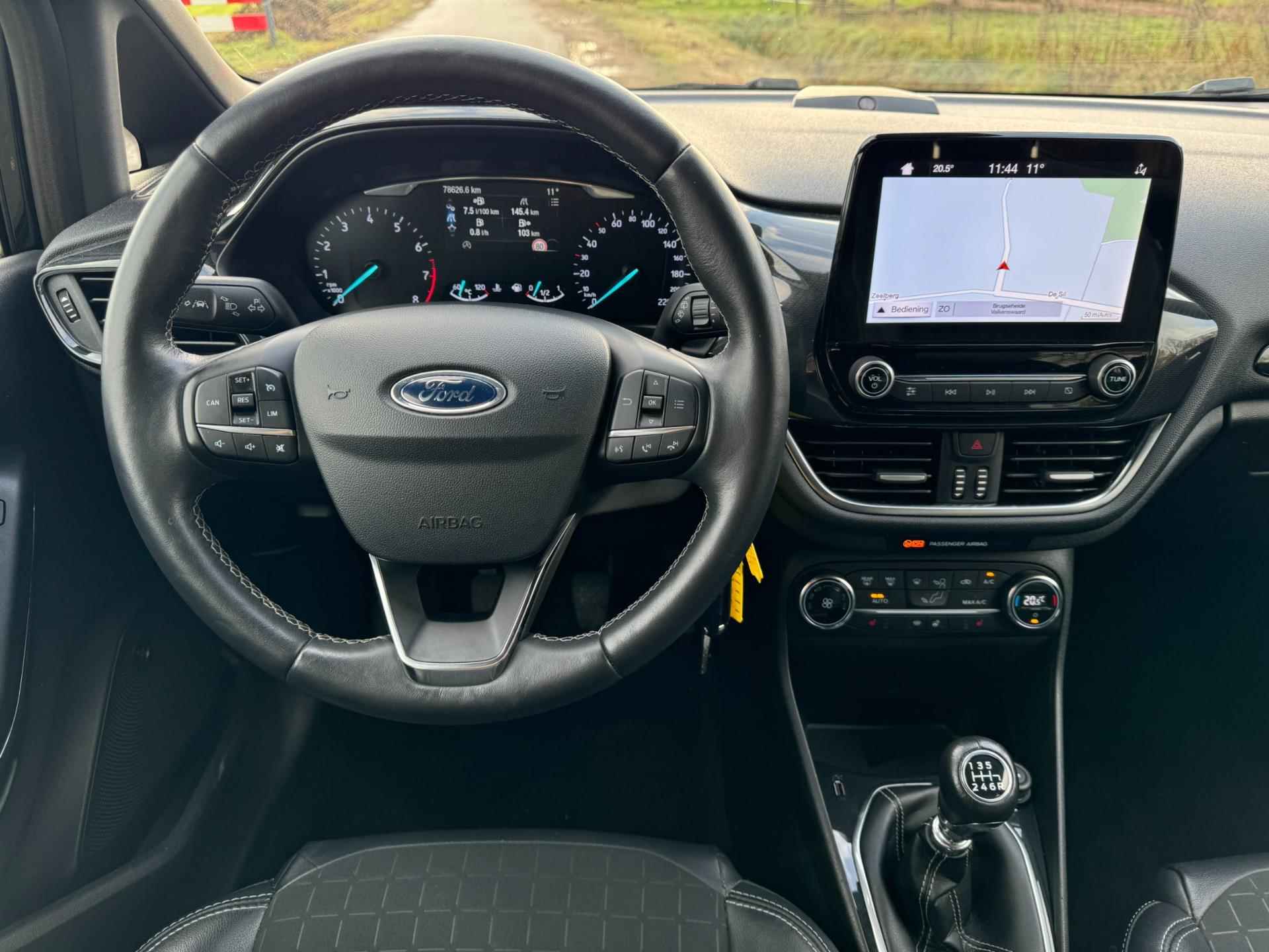 Ford Fiesta 1.0 EcoBoost Active 125PK top onderhouden met AppleCarplay/AndroidAuto - 13/28