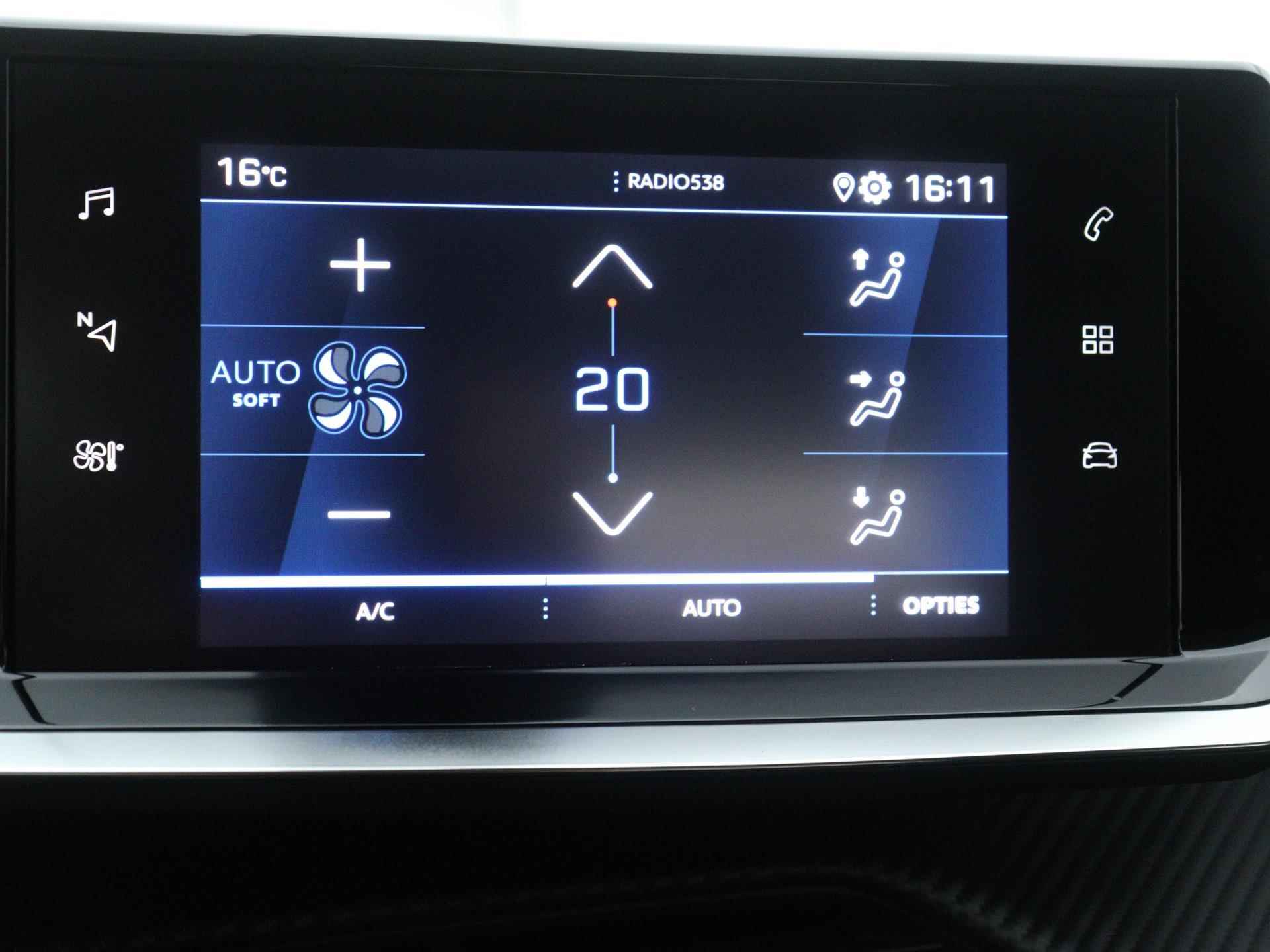Peugeot 2008 Active Pack 130pk Automaat | Navigatie Via AppleCarPlay/AndroidAuto | Camera | Climate Control | Licht Metalen Velgen 16"| Voorstoelen Verwarmd - 30/38