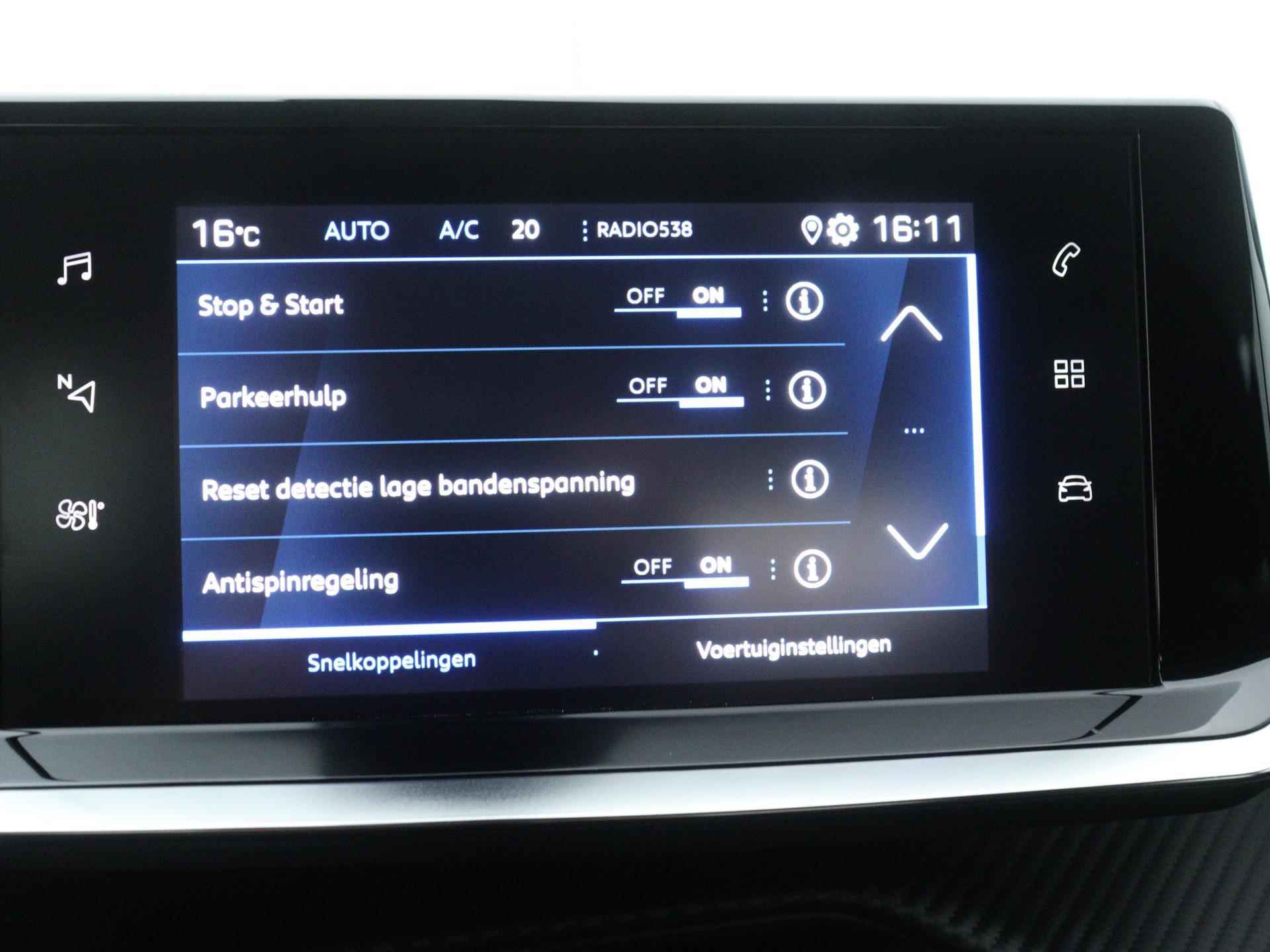 Peugeot 2008 Active Pack 130pk Automaat | Navigatie Via AppleCarPlay/AndroidAuto | Camera | Climate Control | Licht Metalen Velgen 16"| Voorstoelen Verwarmd - 31/38