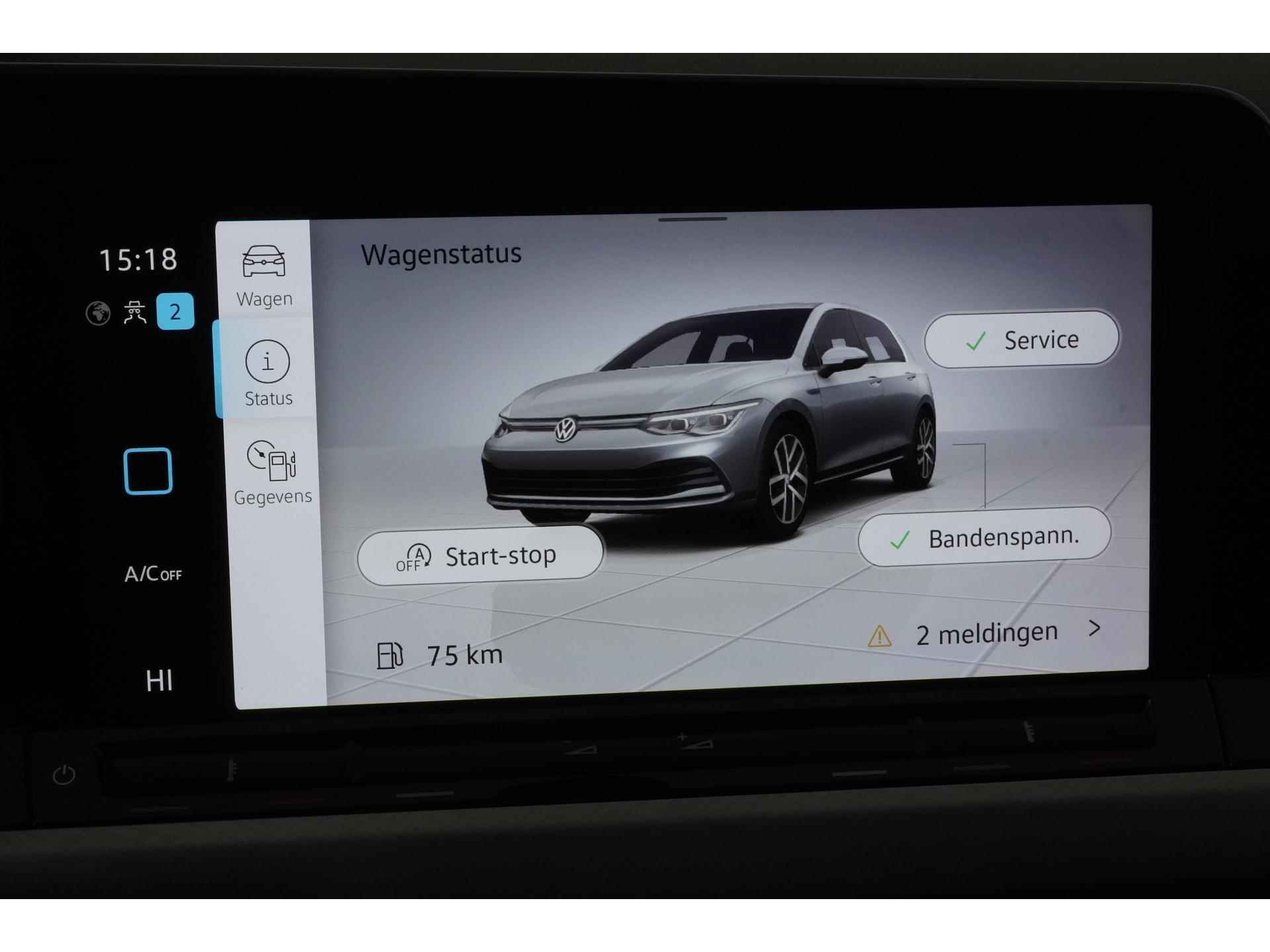 Volkswagen Golf 1.5 eTSI Style DSG | Navigatie | Apple/Android Carplay | Zondag Open! - 12/34