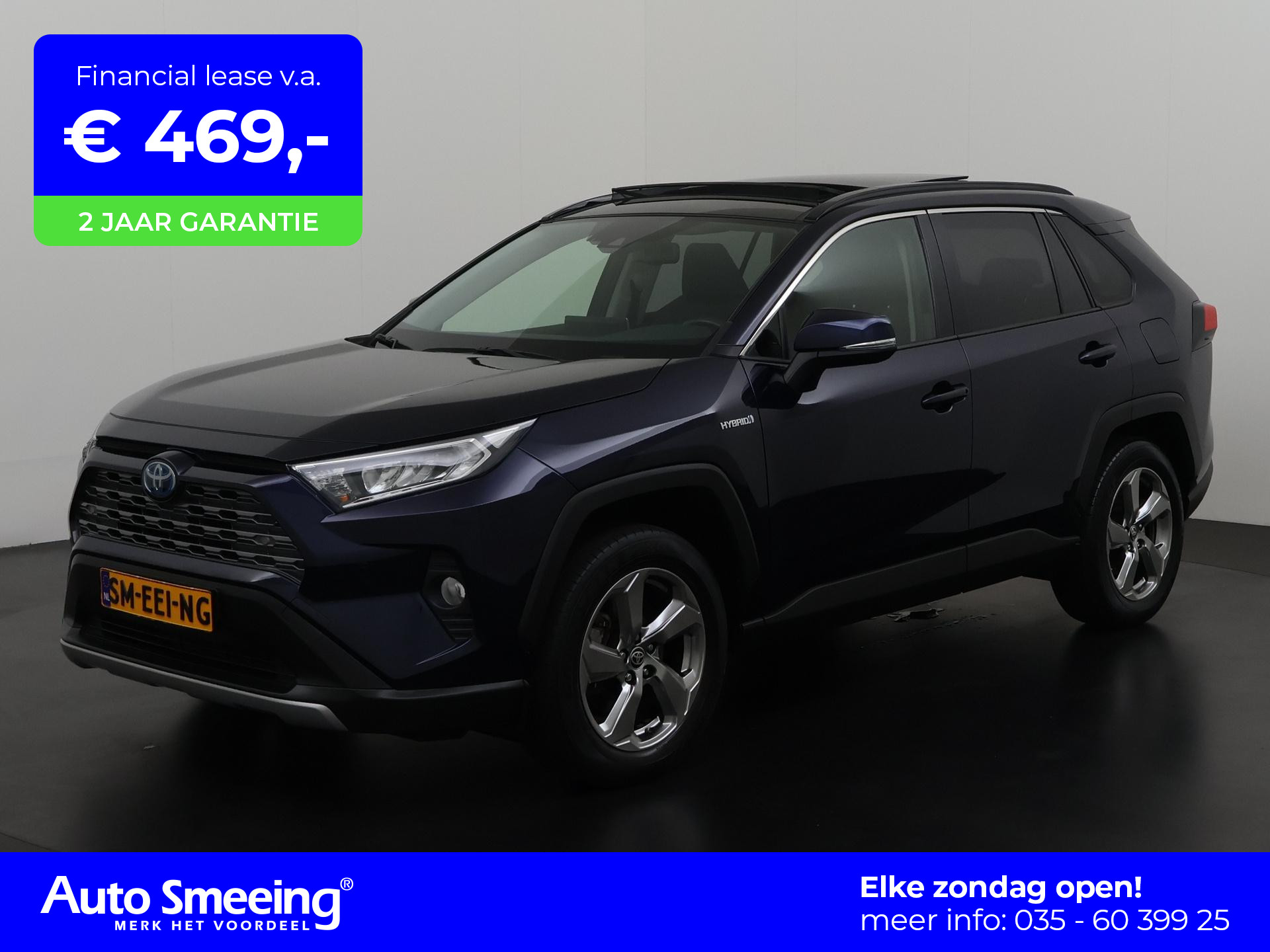 Toyota RAV4 2.5 Hybrid AWD Dynamic | Panoramadak | Trekhaak | Camera | Adaptive cruise | Zondag open!