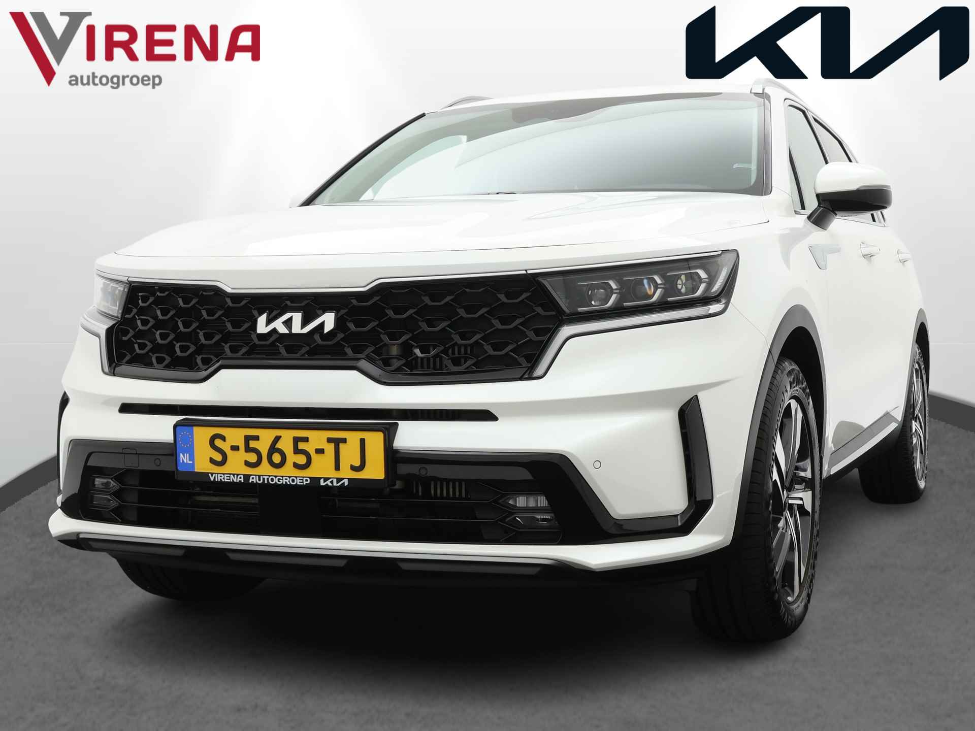 Kia Sorento 1.6 T-GDI PHEV Plug-in 4WD DynamicPlusLine 7-Persoons - Adaptief Cruise Control - Climate Control - Stoelverwarming - LM-Velgen 19" - Lederen Bekleding - Fabrieksgarantie tot 04-2029 - 3/52