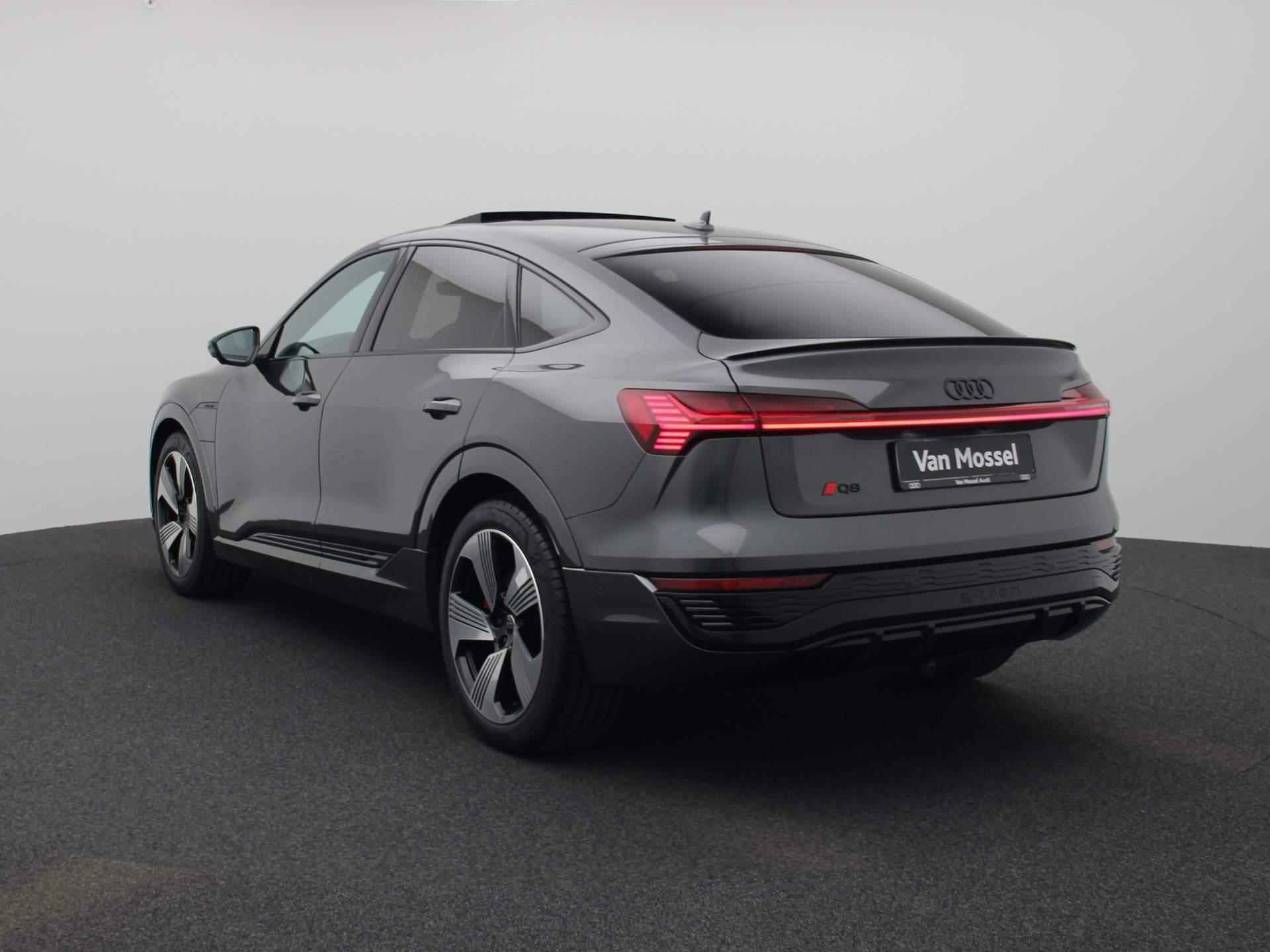 Audi Q8 Sportback e-tron 55 quattro S Edition 115 kWh | Automaat | Navigatie | 360 Camera | Panoramadak | Cruise Control | Head-up Display | Stoelverwarming | Lichtmetalen velgen | Climate Control | Bang & Olufsen 3D | - 2/54