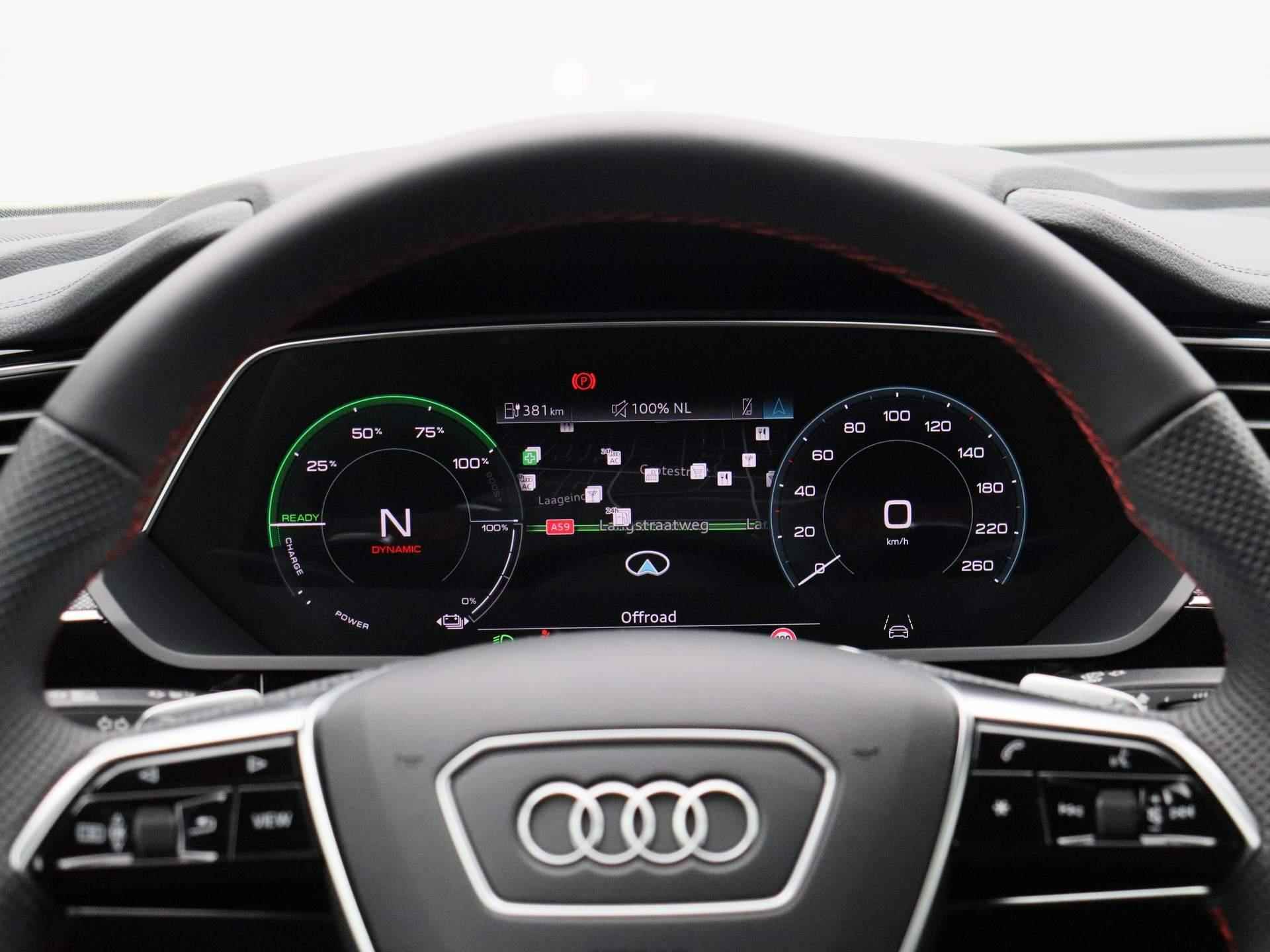 Audi Q8 Sportback e-tron 55 quattro S Edition 115 kWh | Automaat | Navigatie | 360 Camera | Panoramadak | Cruise Control | Head-up Display | Stoelverwarming | Lichtmetalen velgen | Climate Control | Bang & Olufsen 3D | - 8/54