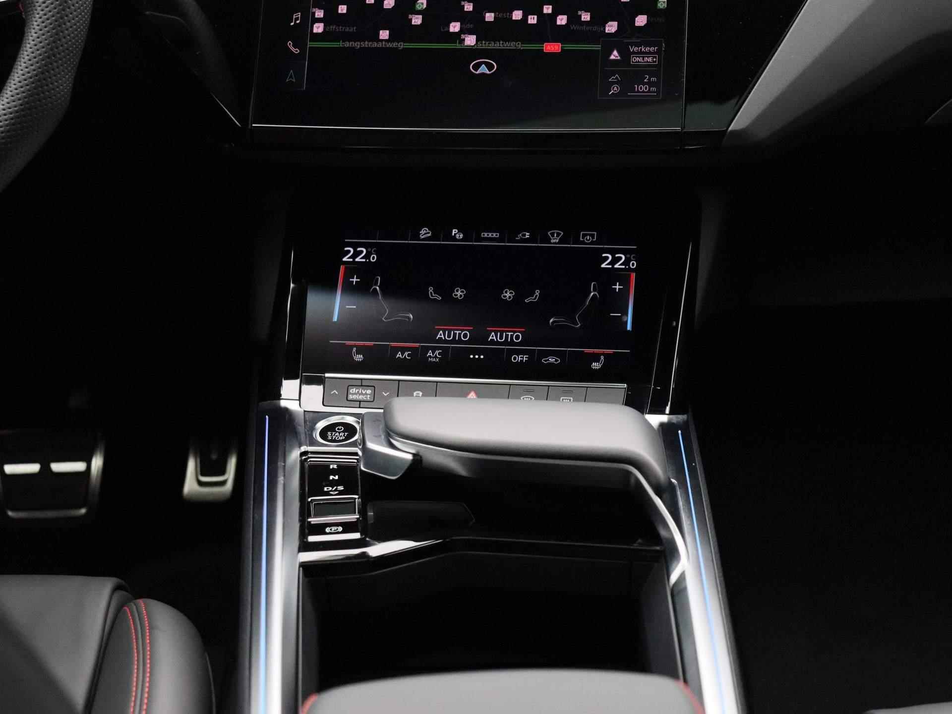 Audi Q8 Sportback e-tron 55 quattro S Edition 115 kWh | Automaat | Navigatie | 360 Camera | Panoramadak | Cruise Control | Head-up Display | Stoelverwarming | Lichtmetalen velgen | Climate Control | Bang & Olufsen 3D | - 10/54