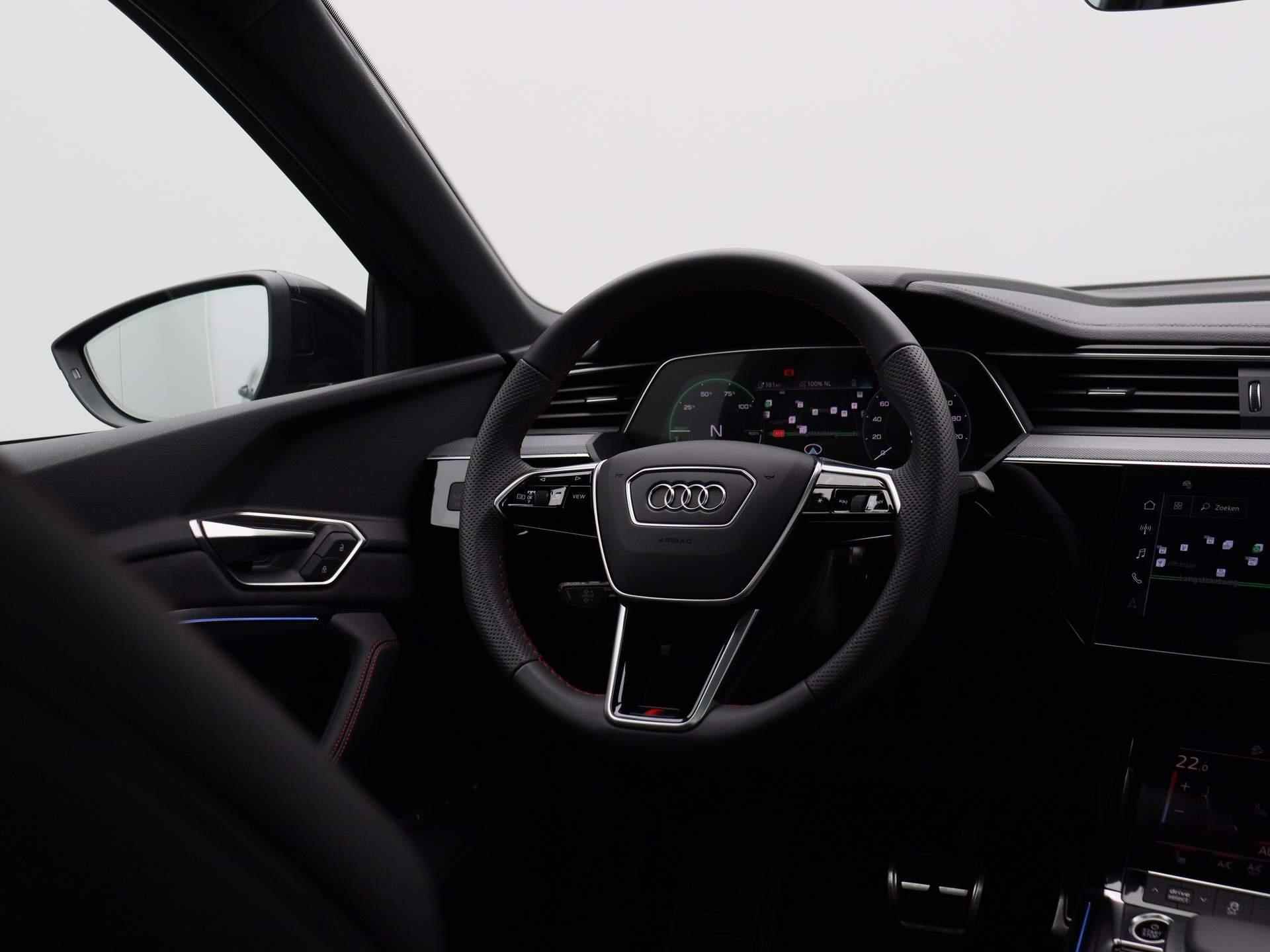 Audi Q8 Sportback e-tron 55 quattro S Edition 115 kWh | Automaat | Navigatie | 360 Camera | Panoramadak | Cruise Control | Head-up Display | Stoelverwarming | Lichtmetalen velgen | Climate Control | Bang & Olufsen 3D | - 11/54