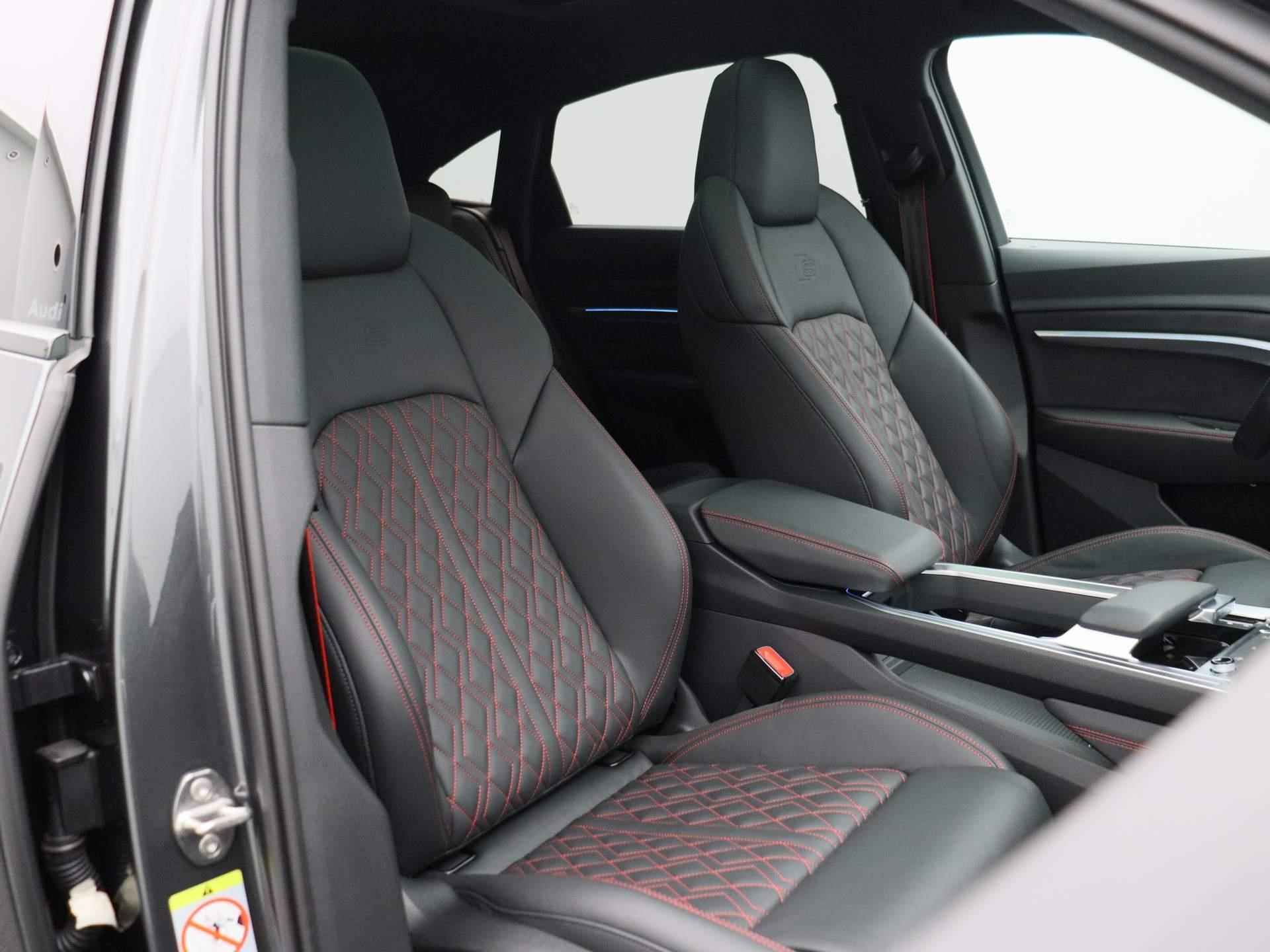 Audi Q8 Sportback e-tron 55 quattro S Edition 115 kWh | Automaat | Navigatie | 360 Camera | Panoramadak | Cruise Control | Head-up Display | Stoelverwarming | Lichtmetalen velgen | Climate Control | Bang & Olufsen 3D | - 49/54