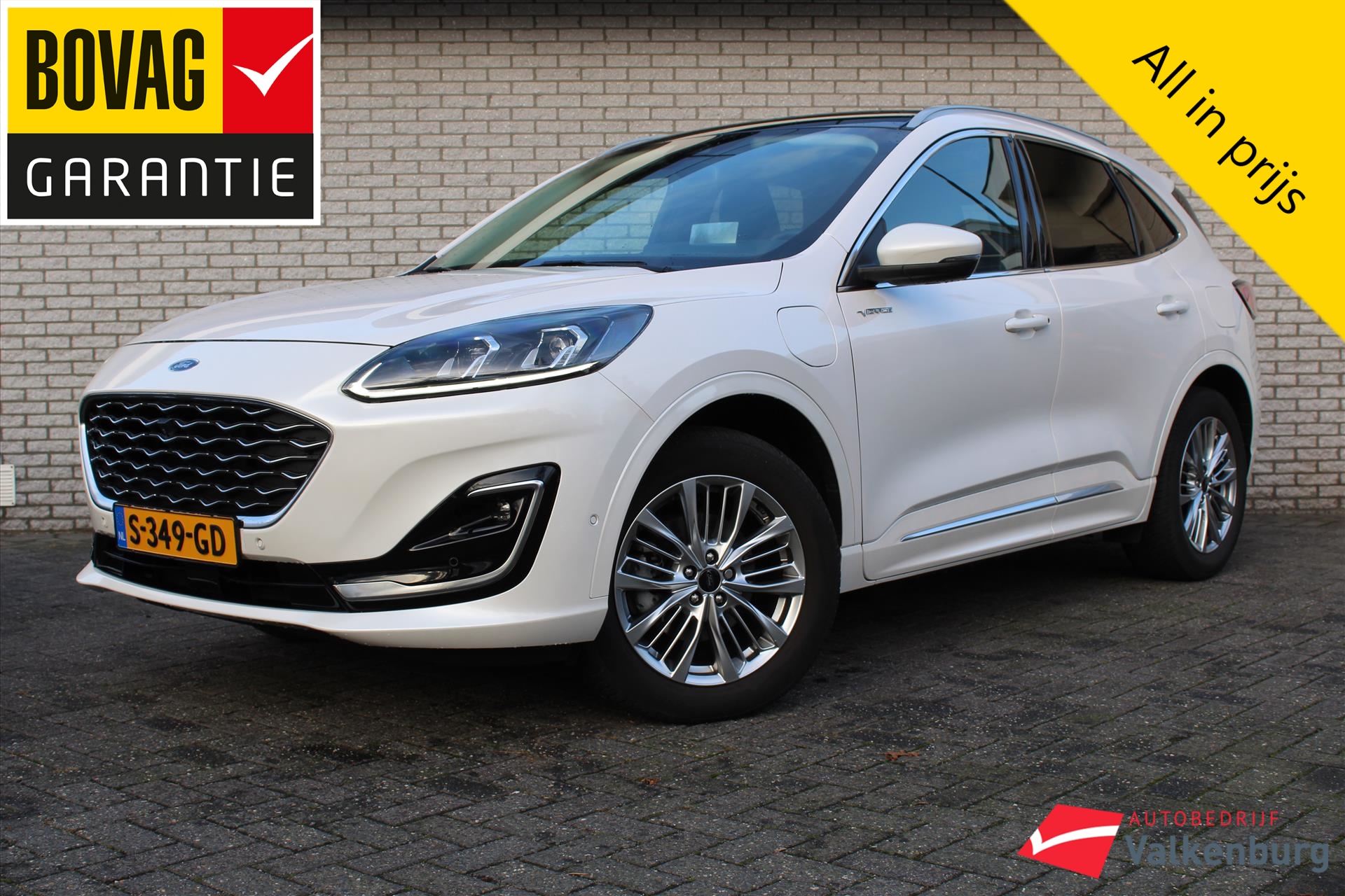 FORD Kuga 2.5 PHEV e-CVT 225pk Vignale | Camera | Carplay | PANO schuifdak | Stoelverwarming voor + achter | Stuurverwarming | ACC | PDC | NAVI | Keyless