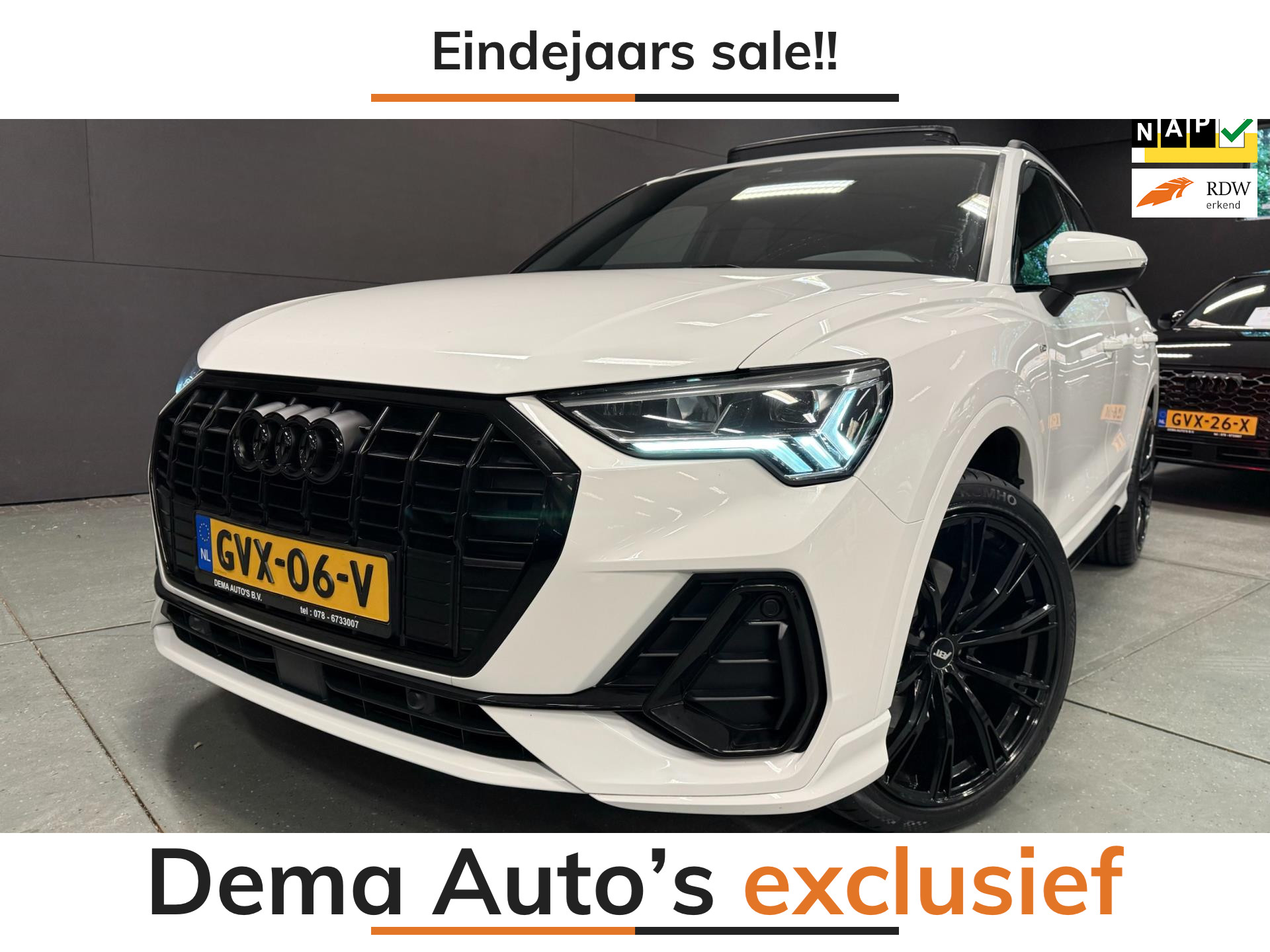 Audi Q3 40 TFSI quattro 20'' 3X S-LINE BLACK-LINE PANO/LED/NAVI/V-COCKPIT/ECC/PDC////