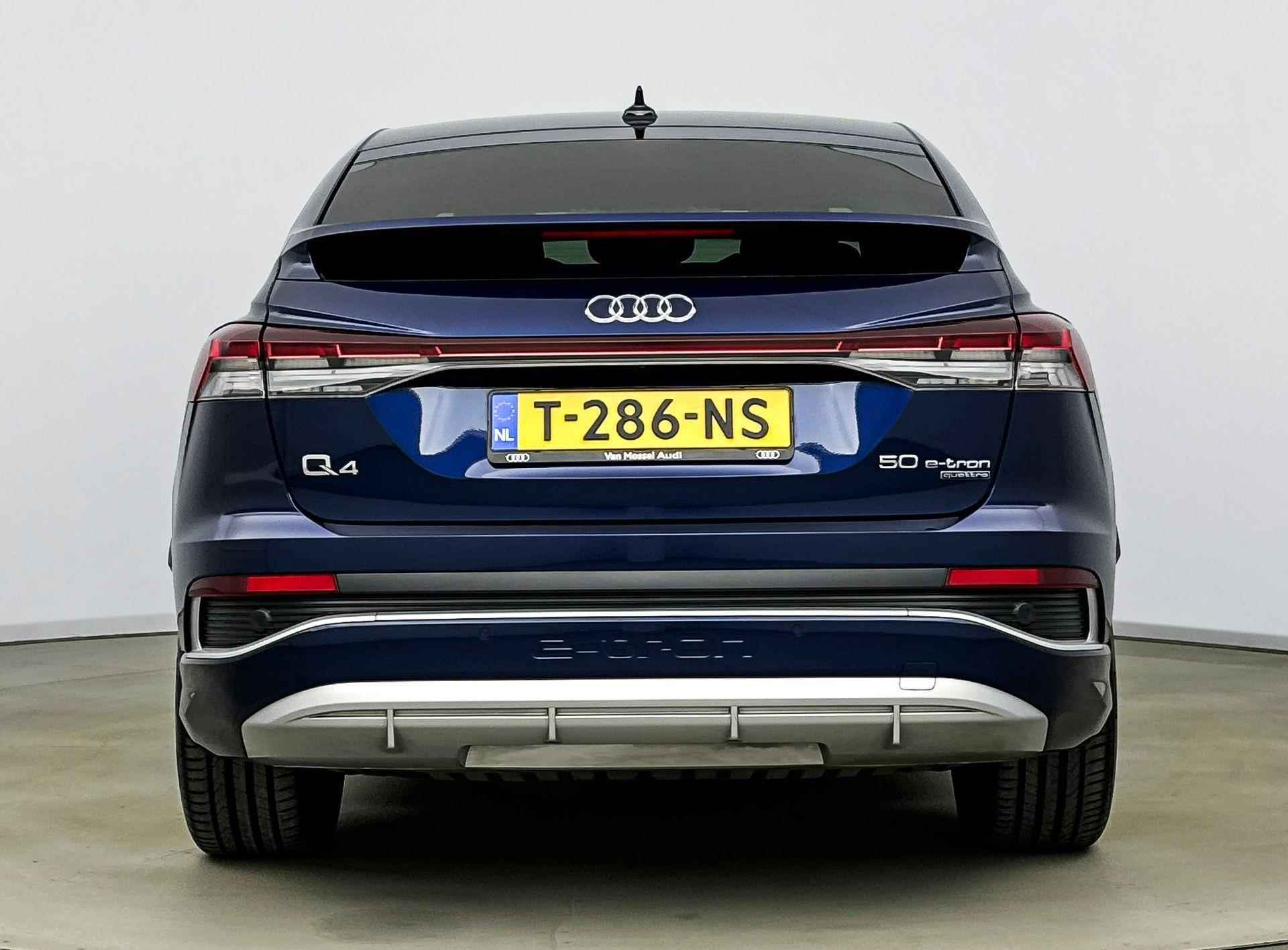 Audi Q4 Sportback e-tron 50 quattro S edition 77 kWh | 20 Inch Velgen | head-up display | Stoelverwarming | Navigatie | Camera | Parkeersensoren | - 3/25