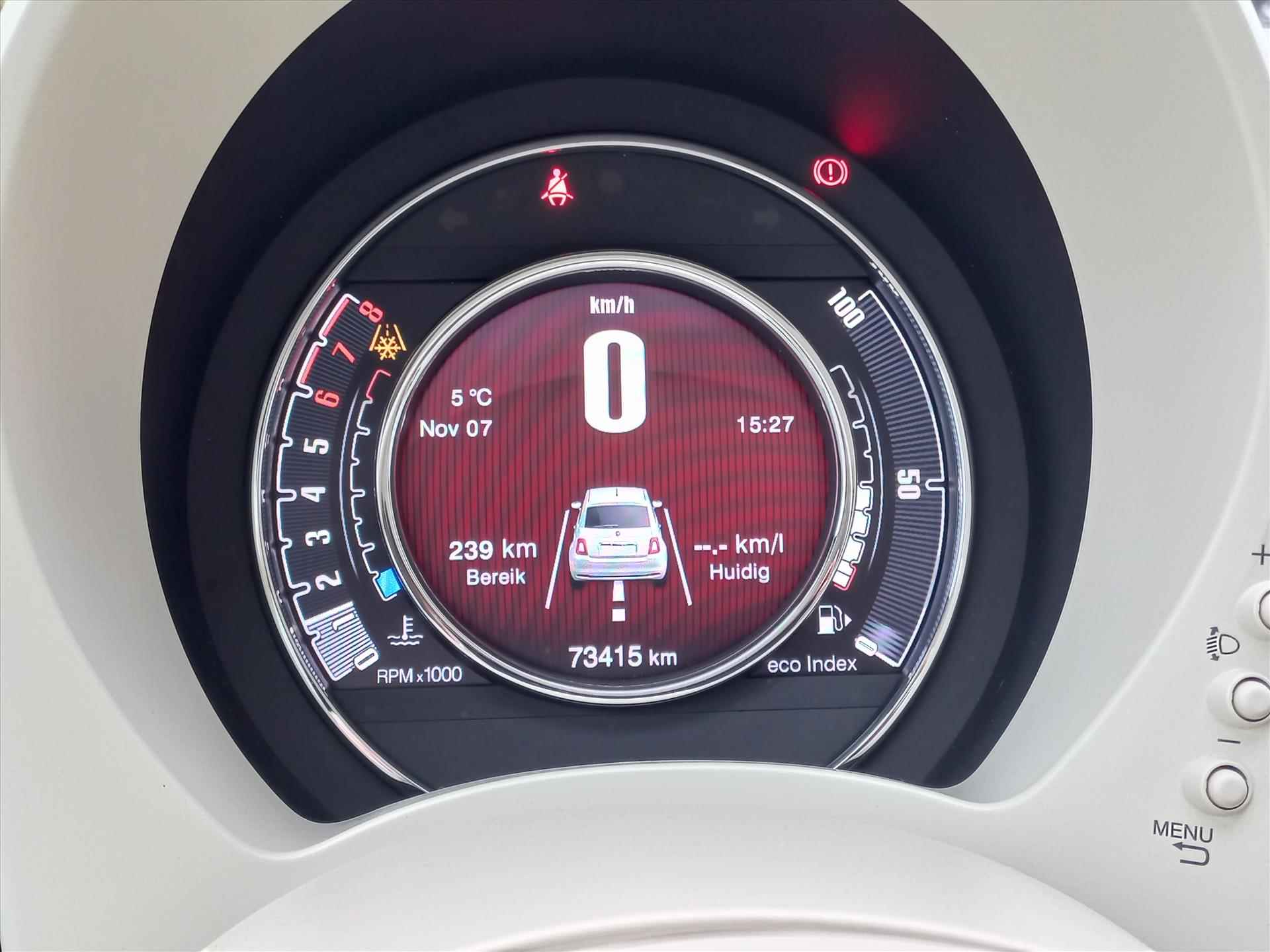 Fiat 500 80pk Turbo Anniversario Retro Look | Airconditioning | Navigatie via Apple Carplay of Android Auto | Cruise control - 5/38