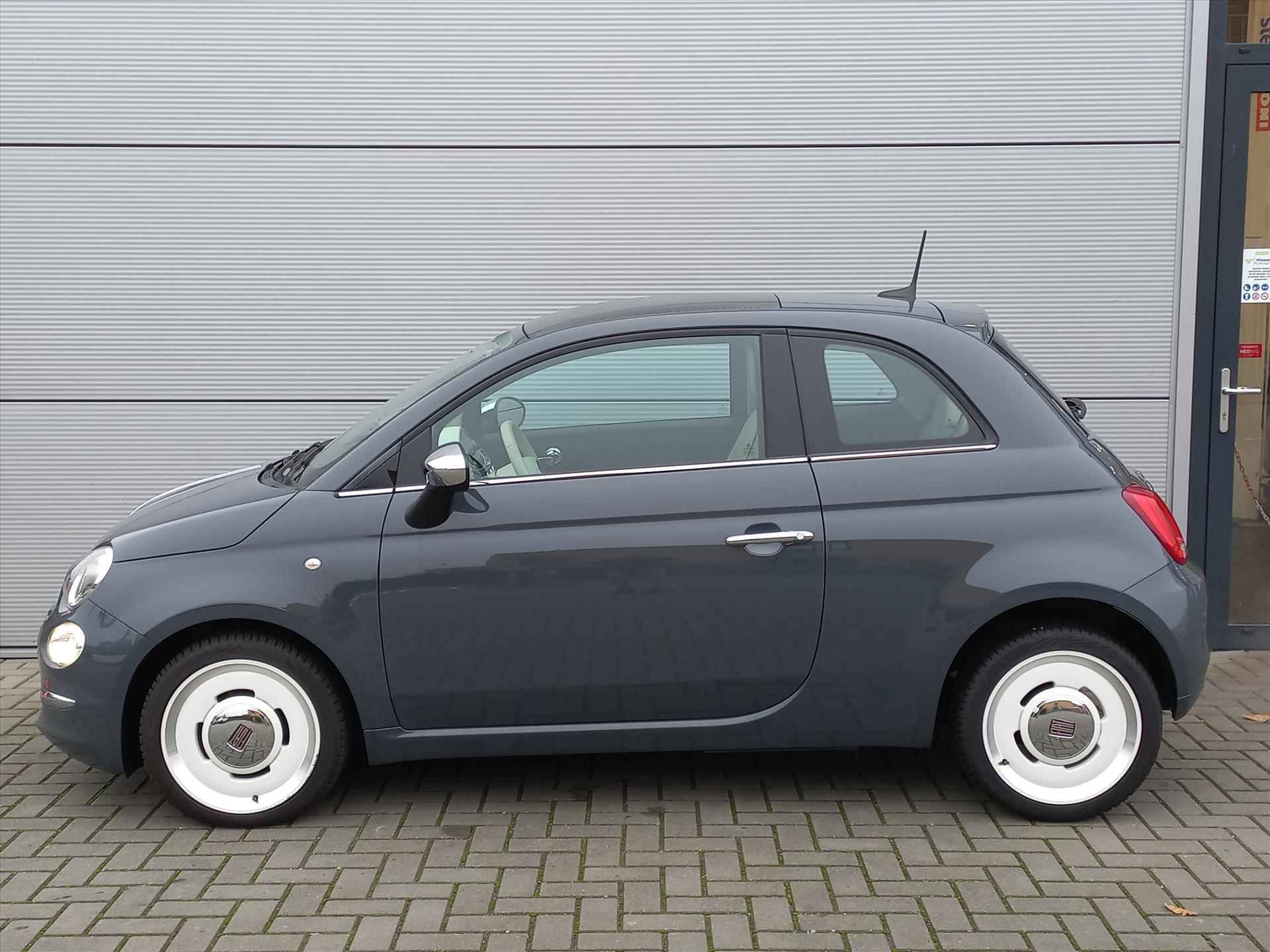 Fiat 500 80pk Turbo Anniversario Retro Look | Airconditioning | Navigatie via Apple Carplay of Android Auto | Cruise control - 31/38