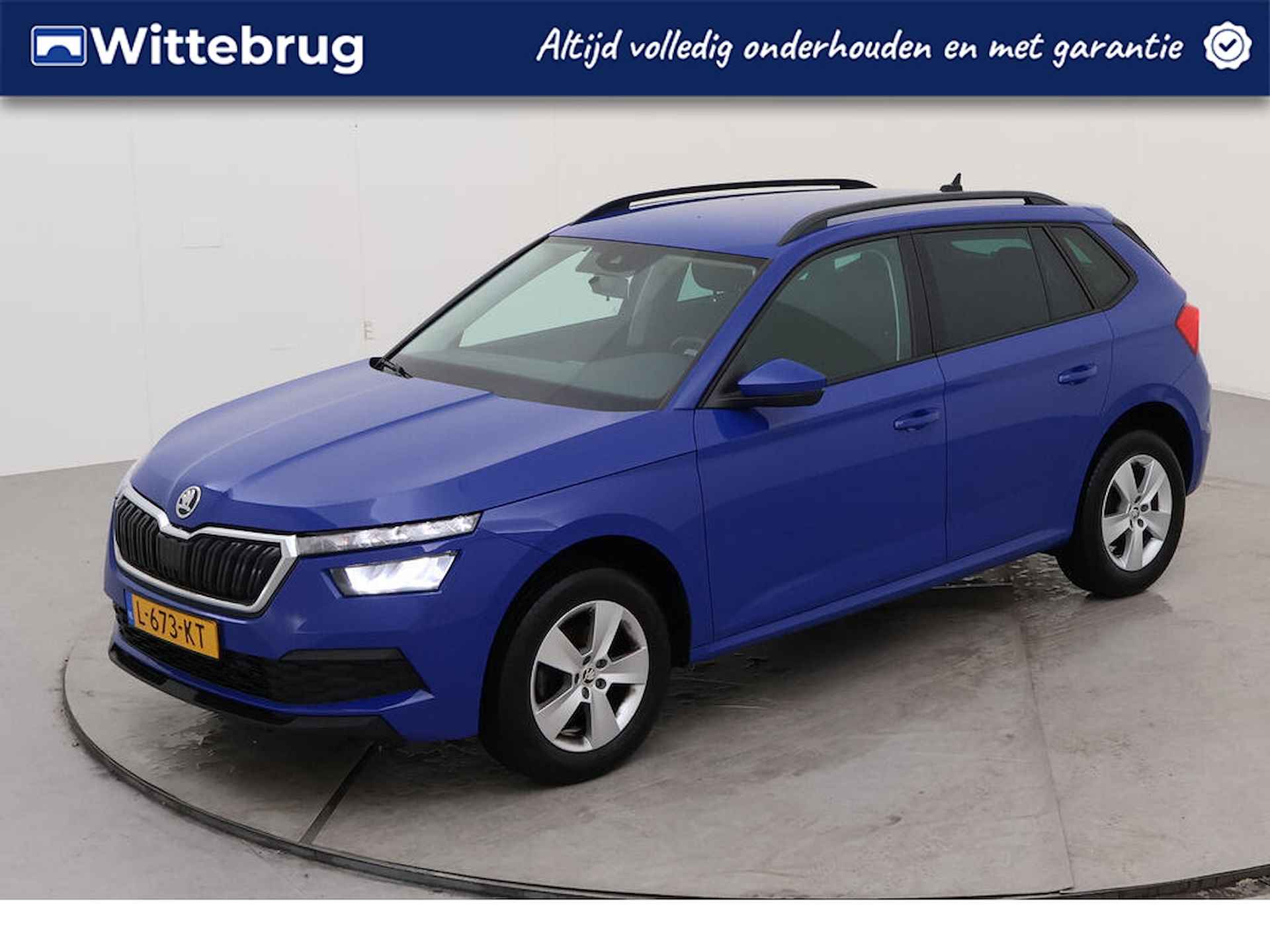 Škoda Kamiq 1.0 TSI Ambition DSG/ Led/ Airco/ APP/ Zwenkhaak/ Parkeersensor  A/ 16 lmv