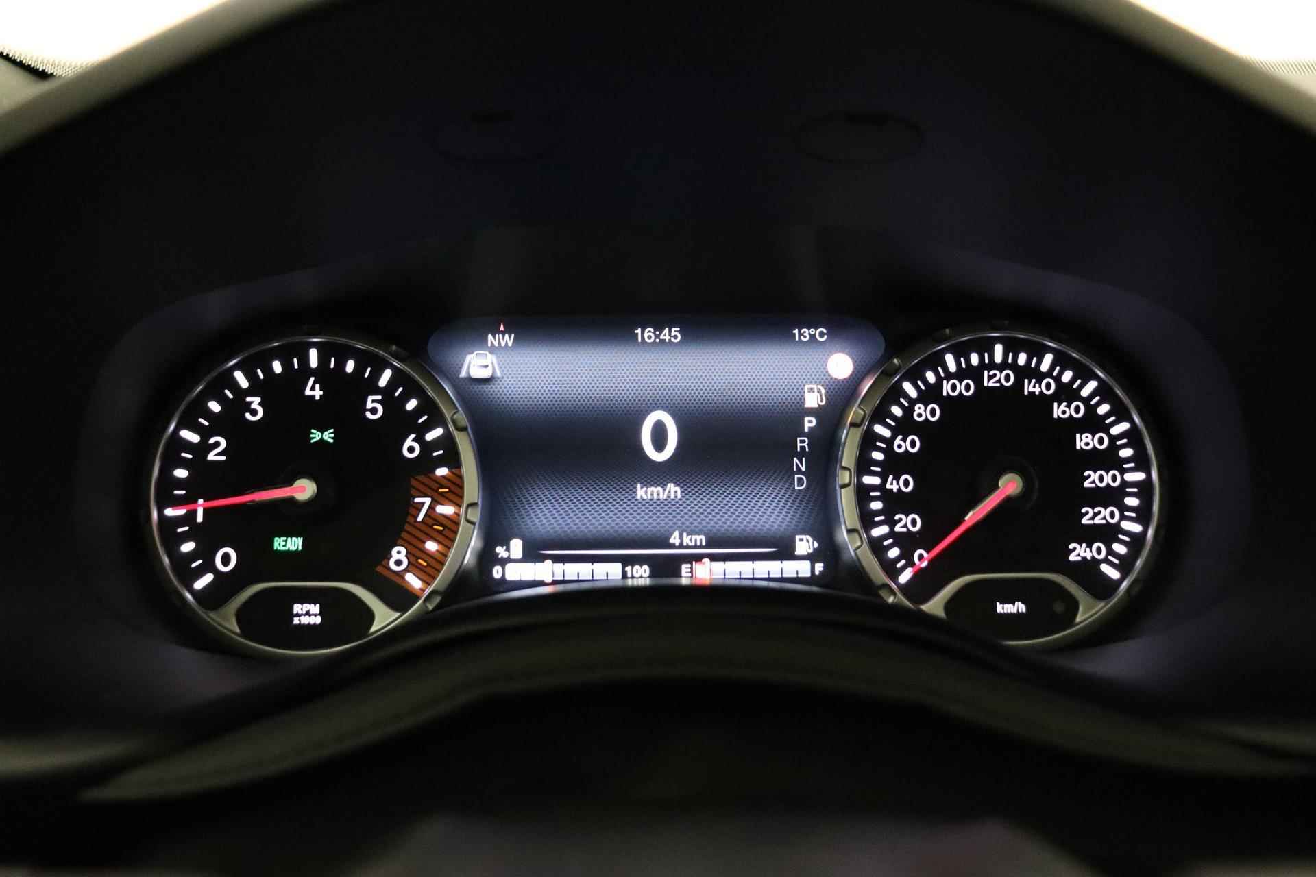 Jeep Renegade 1.5T e-Hybrid Altitude | Navigatie | Panoramadak | Lederen bekleding | Stoelverwarming | 19'' lichtmetalen velgen | Keyless | Camera - 37/43