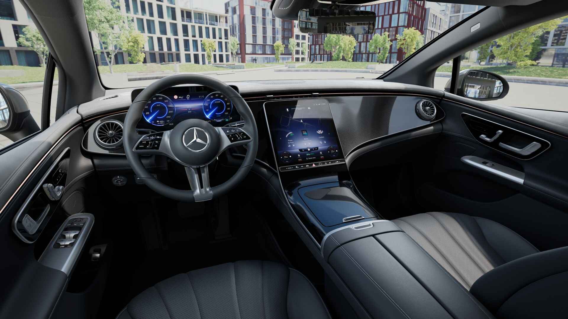 Mercedes-Benz EQE 300 Business Edition 90 kWh | Trekhaak | Parkeerpakket met achteruitrijcamera | Rijassistentiepakket | KEYLESS GO-pakket | GUARD 360 ° Vehicle protection | Dodehoekassistent | Spiegelpakket | Business Plus Pack | - 19/25