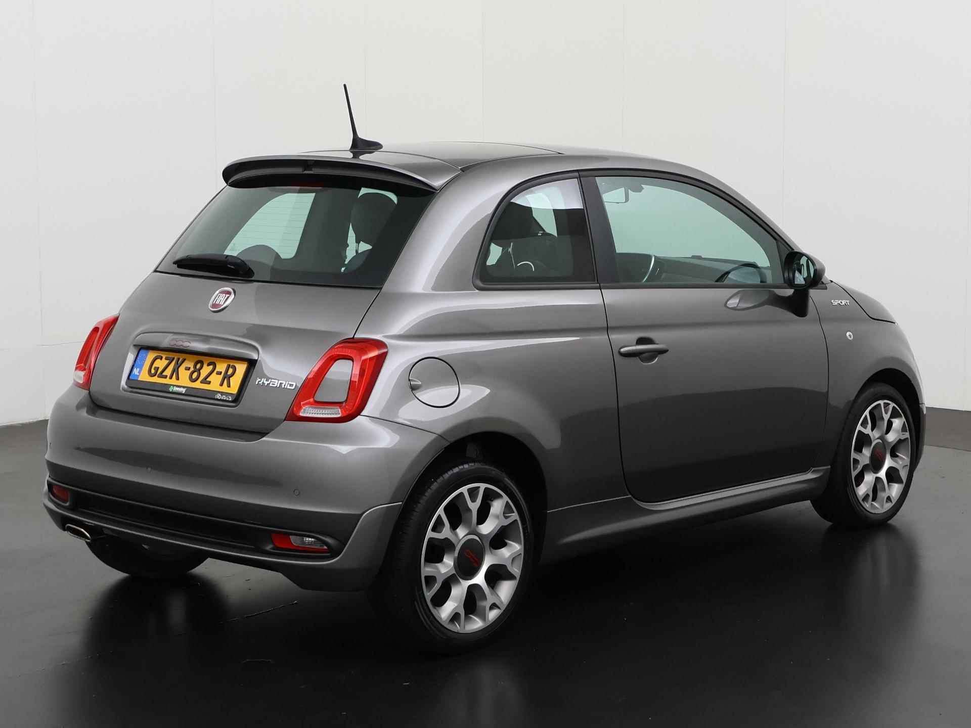 Fiat 500 1.0 Hybrid Sport | Panoramadak | Apple/Android Carplay | Zondag Open! - 4/33