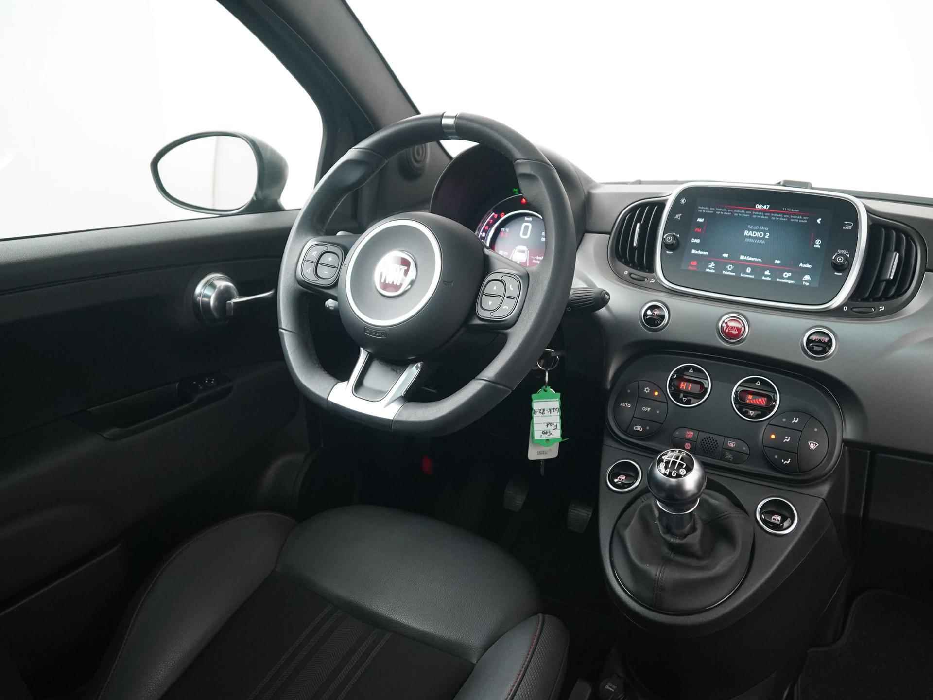 Fiat 500 1.0 Hybrid Sport | Panoramadak | Apple/Android Carplay | Zondag Open! - 5/33