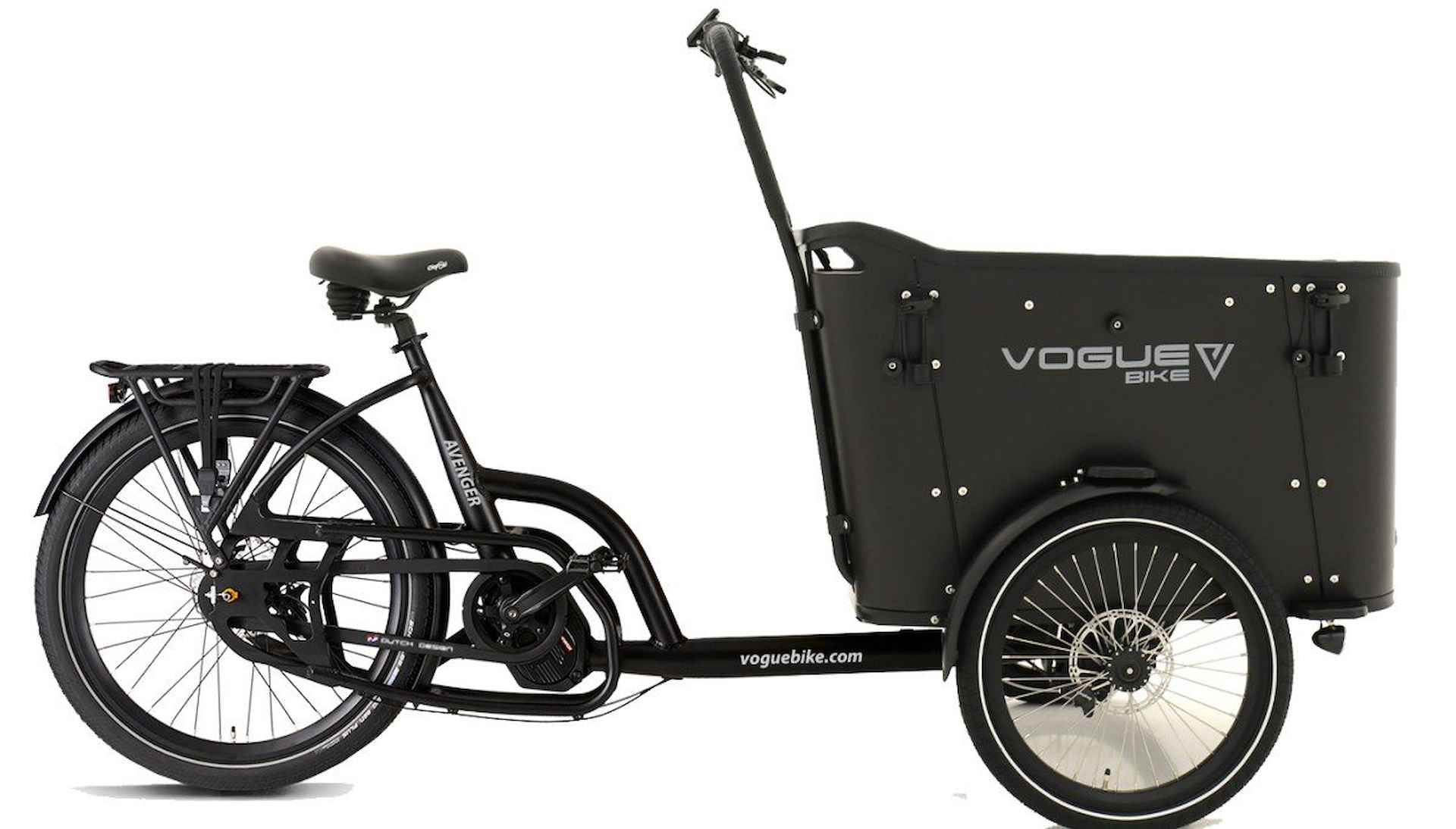 Vogue E-Cargo Avenger Ananda M100 8SP Matt-Black-Black 2023